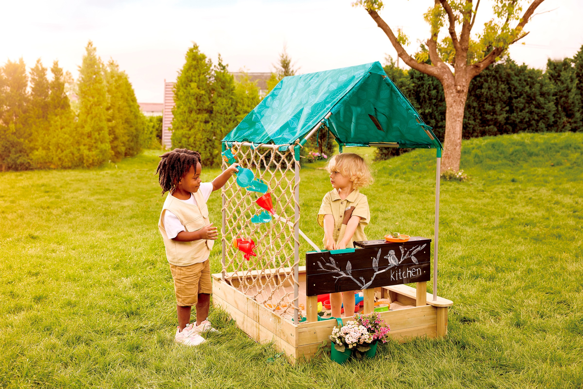 Hape Sandkasten »All-in-One«, (Set)