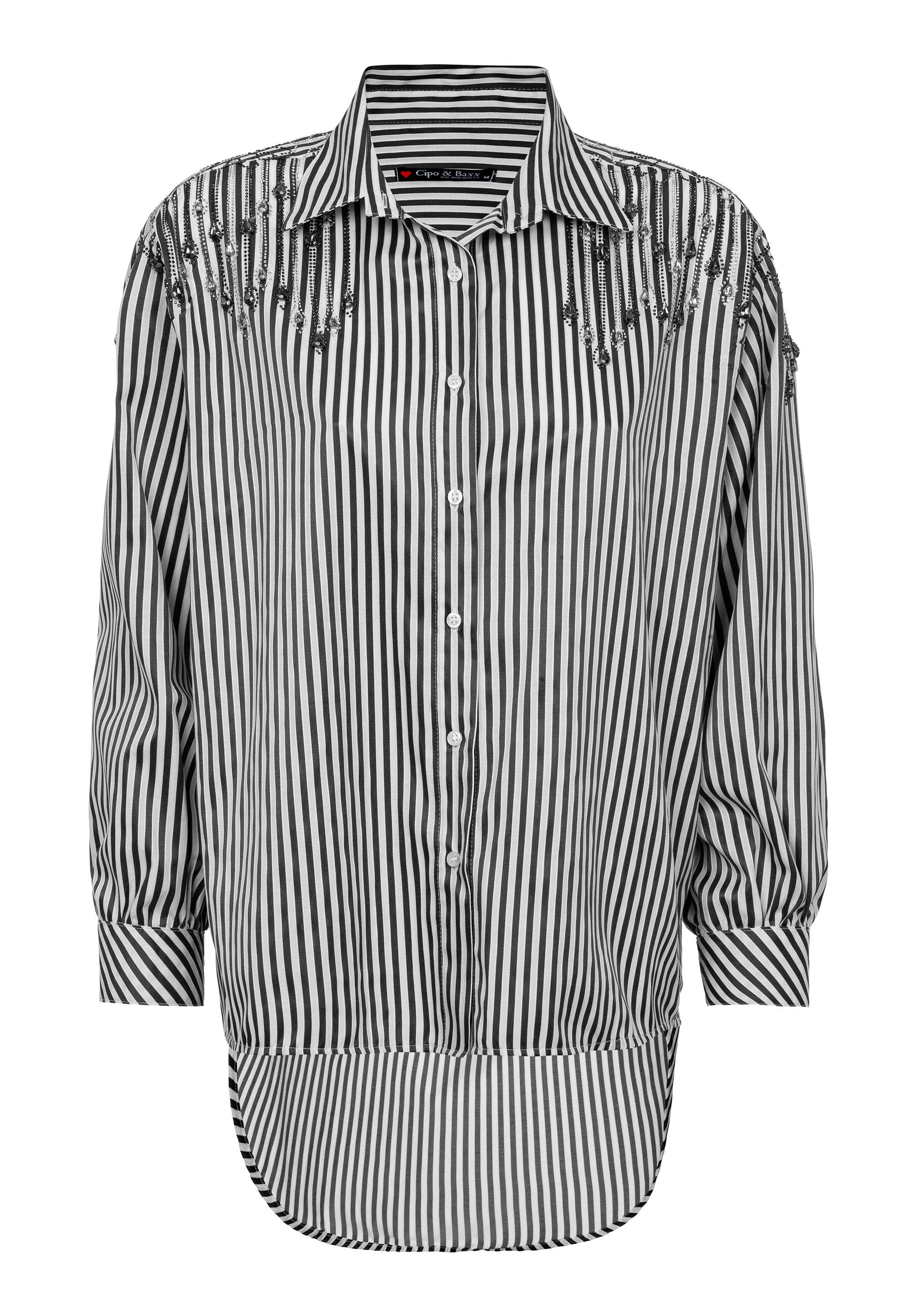 Cipo & Baxx »WH122« 1 leicht oversized Passform und verlängertem Rücken