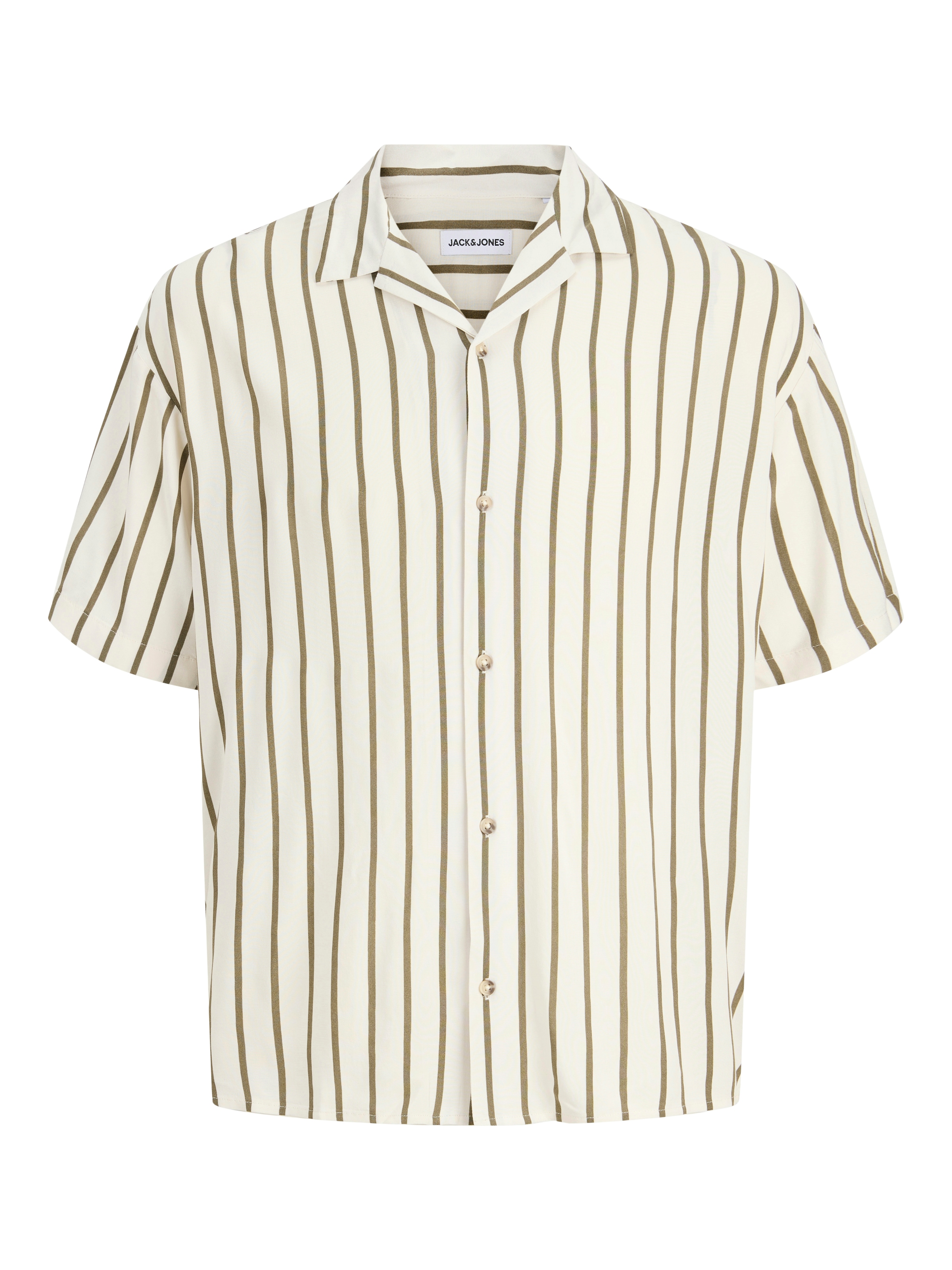 Jack & Jones PlusSize Kurzarmhemd "JJEJEFF RESORT STRIPE SHIRT SS PLS" Visk günstig online kaufen