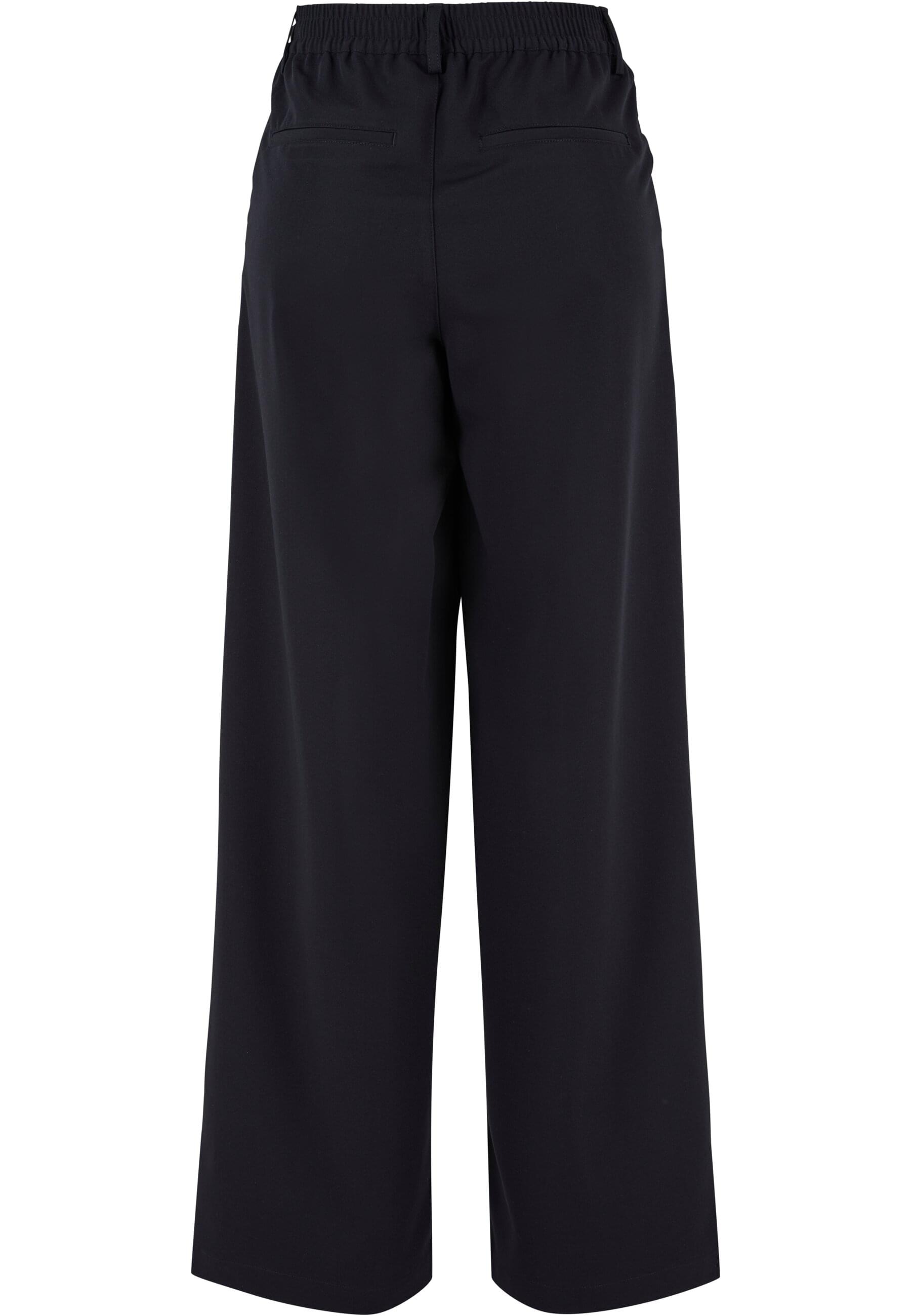 URBAN CLASSICS Stoffhose »Urban Classics Damen Ladies Ultra Wide Pleat-Front Pants«, (1 tlg.)