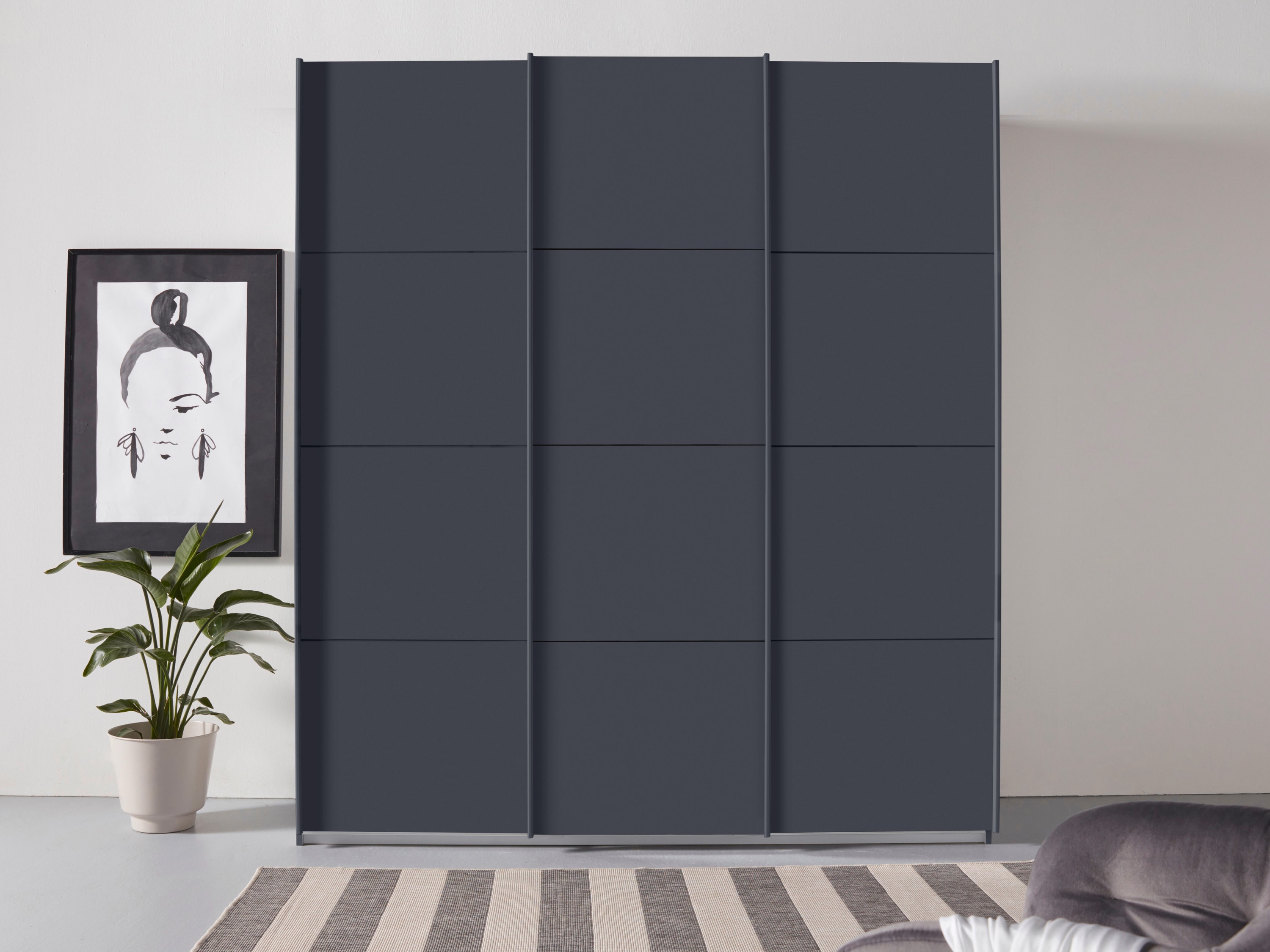 OTTO home Kleiderschrank "Mehrzweckschrank Aktenschrank Möbel Mietswohnung TOPSELLER OTELI" 3 Ausstattungen BASIC/CLASSIC/PREMIUM (inkl. SOFT-CLOSE-FUNKTION), Breiten 203/271/315/360 cm Höhen 210/229 cm MADE IN GERMANY