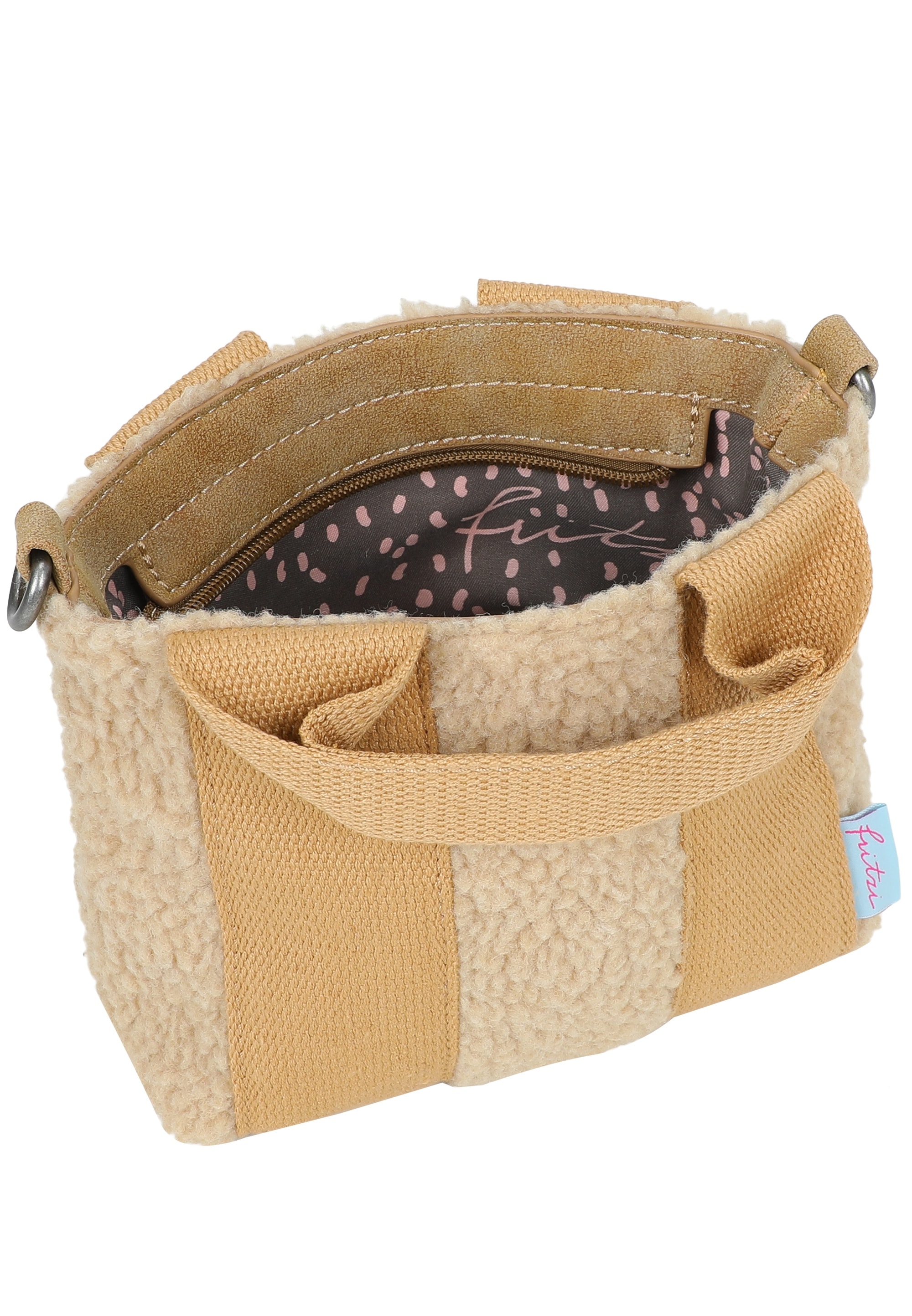 Fritzi aus Preußen Schultertasche »Fritzi Bini Limited Teddy« mit breitem Webbing-Schulterriemen