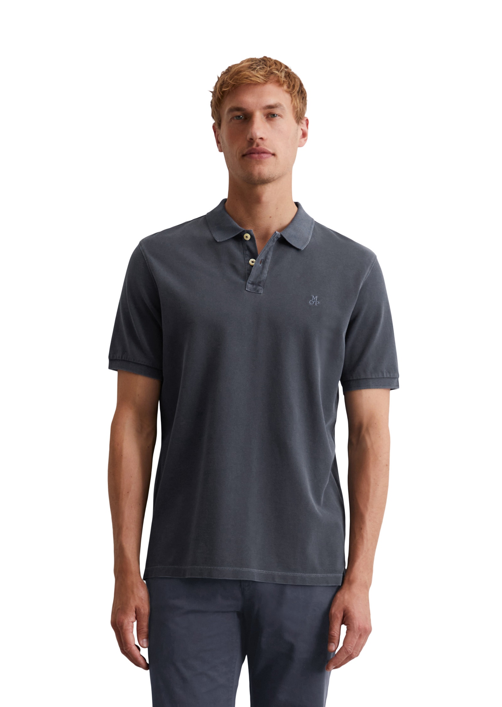 Marc OPolo Poloshirt "aus Bio-Baumwolle" günstig online kaufen