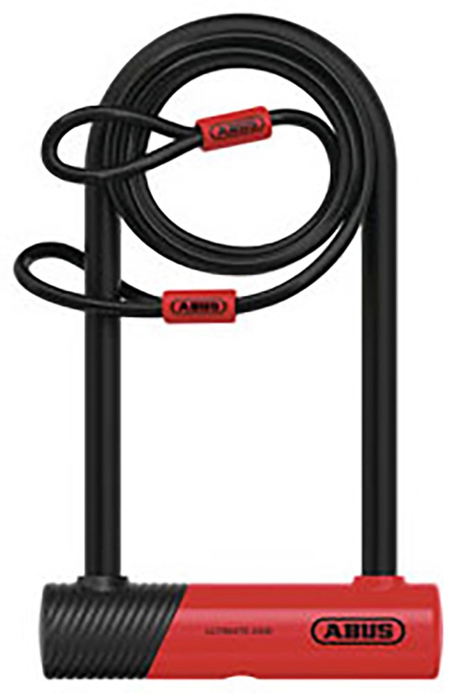 ABUS Bügelschloss »Ultimate 420K/170HB230 RD USH + Cobra 10/120«
