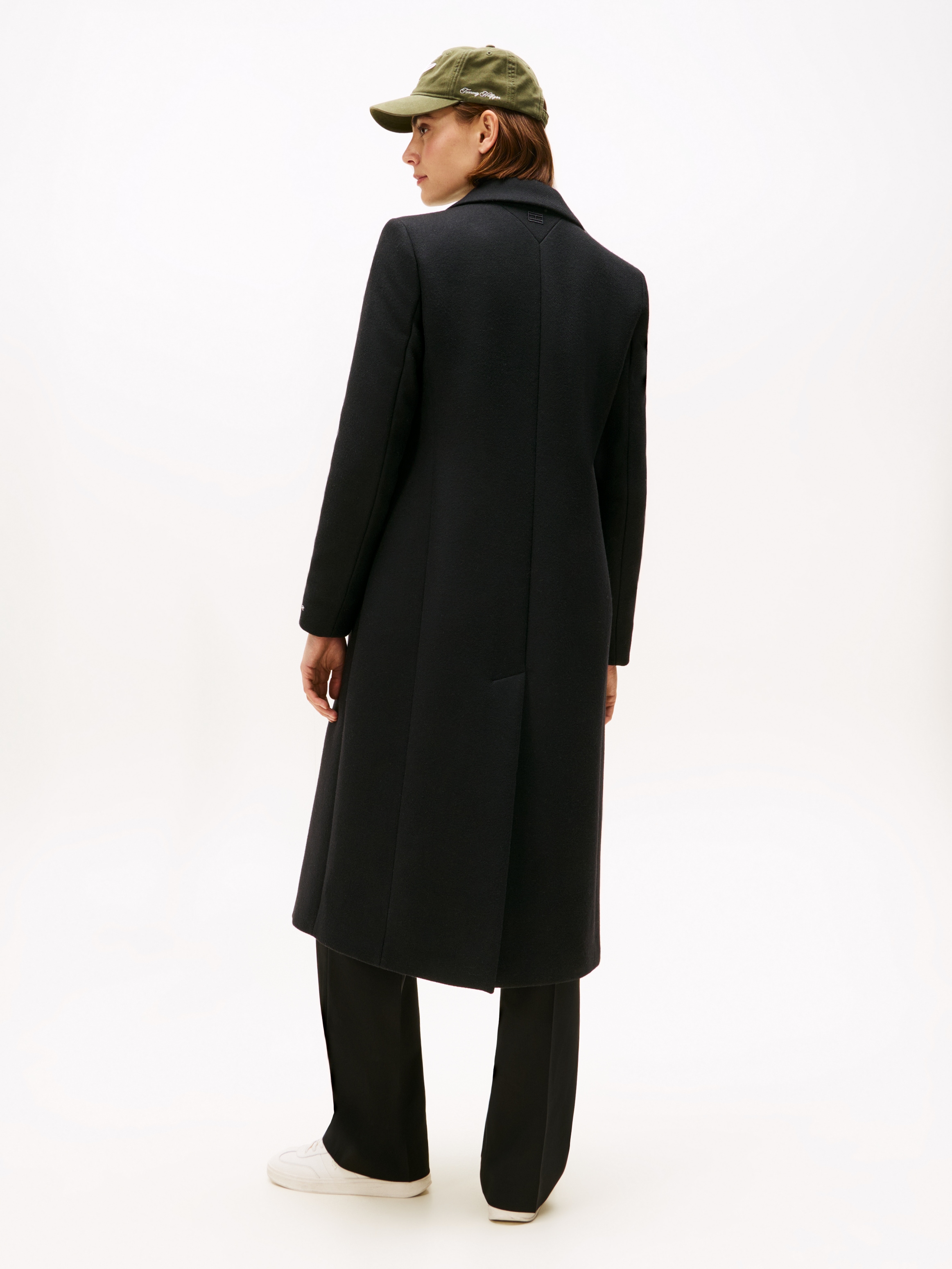 Tommy Hilfiger Langmantel »CLASSIC SB WOOL REG MAXI COAT«, mit Wolle und Kaschmir