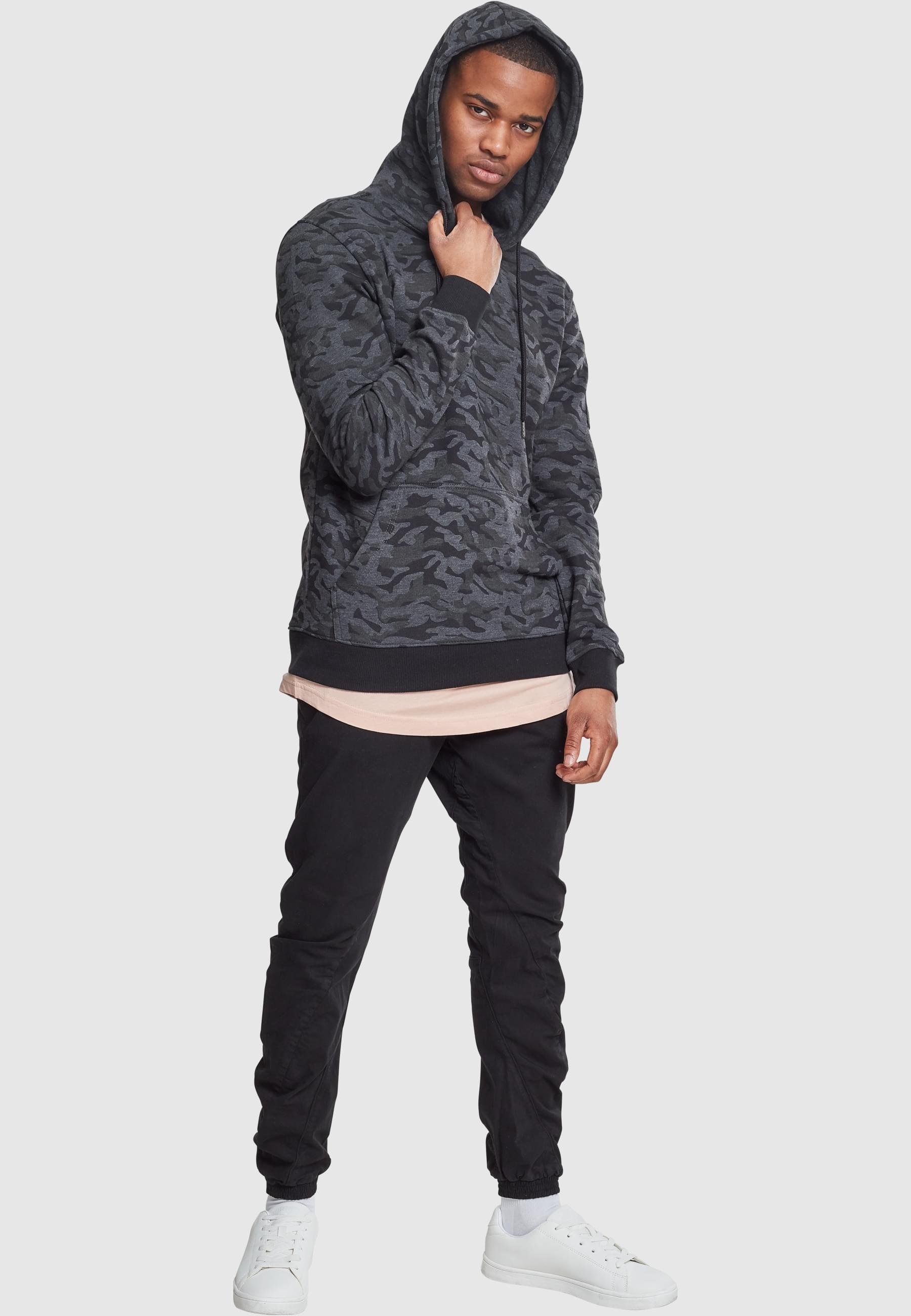 URBAN CLASSICS Sweatshirt »Urban Classics Herren Sweat Camo Bomber Hoody«, (1 tlg.)