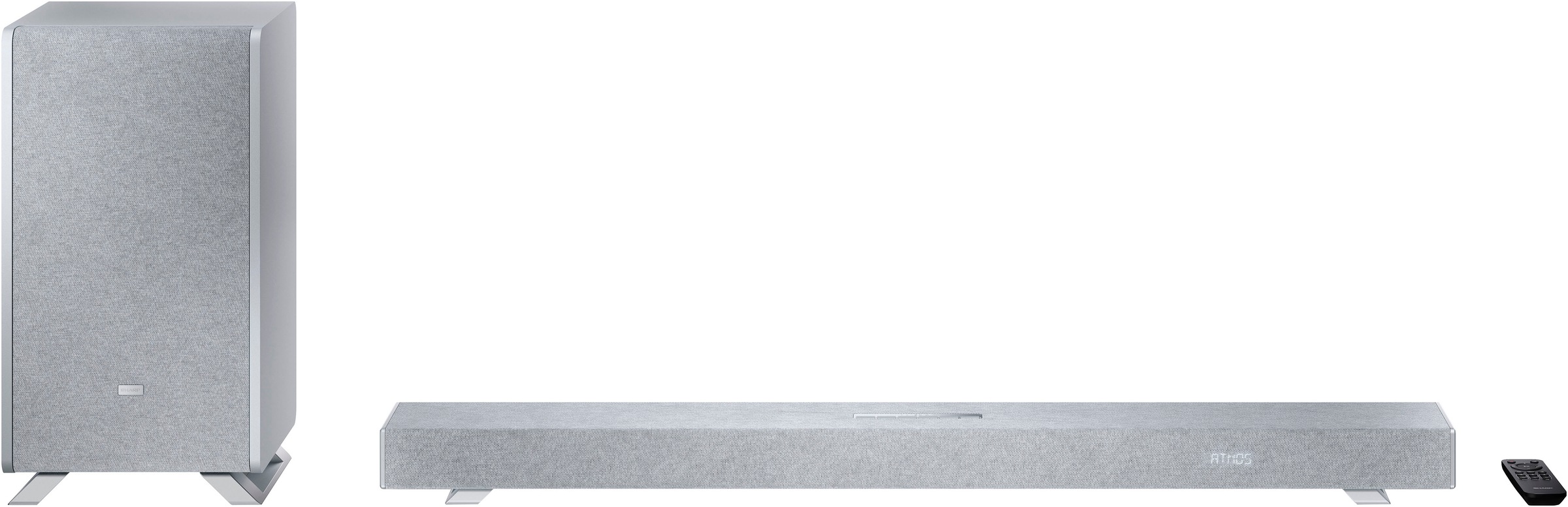 SHARP Soundbar "HT-SBW53121", B:100cm H:7,5cm T:12,5cm, silber, Lautsprecher