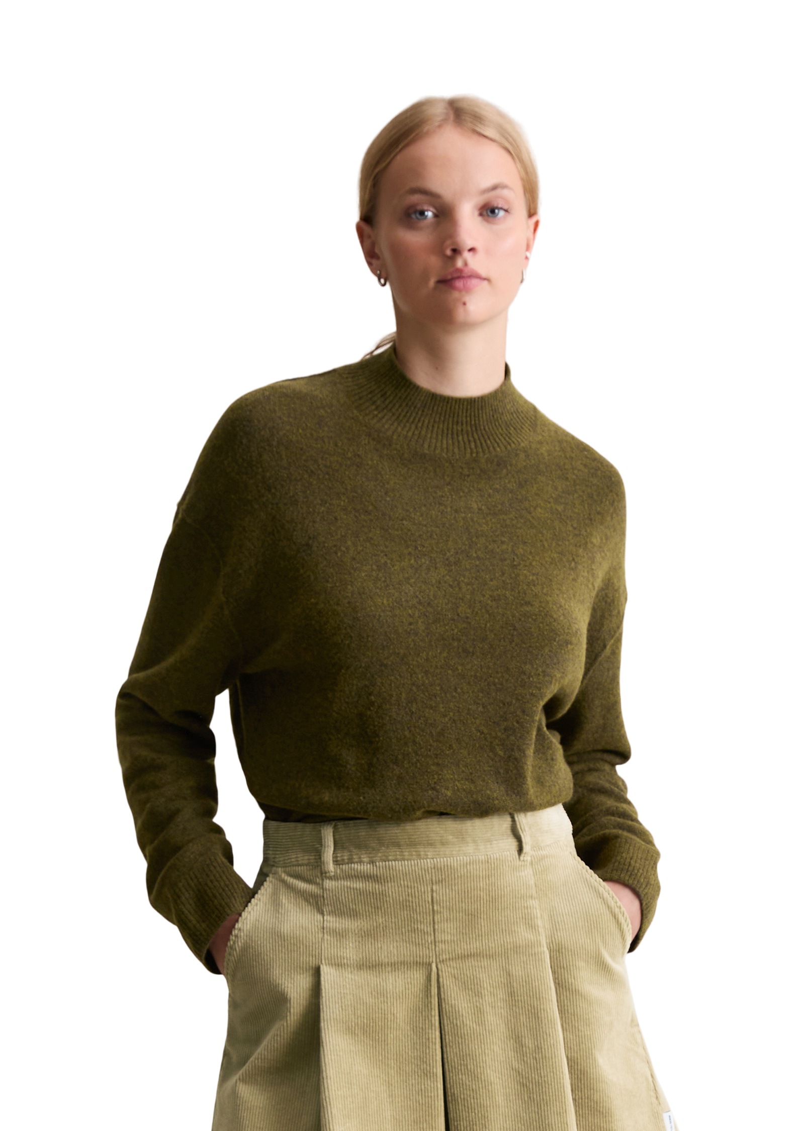 Marc OPolo DENIM Strickpullover regular fit aus softem Schurwolle-Mix, Rund günstig online kaufen