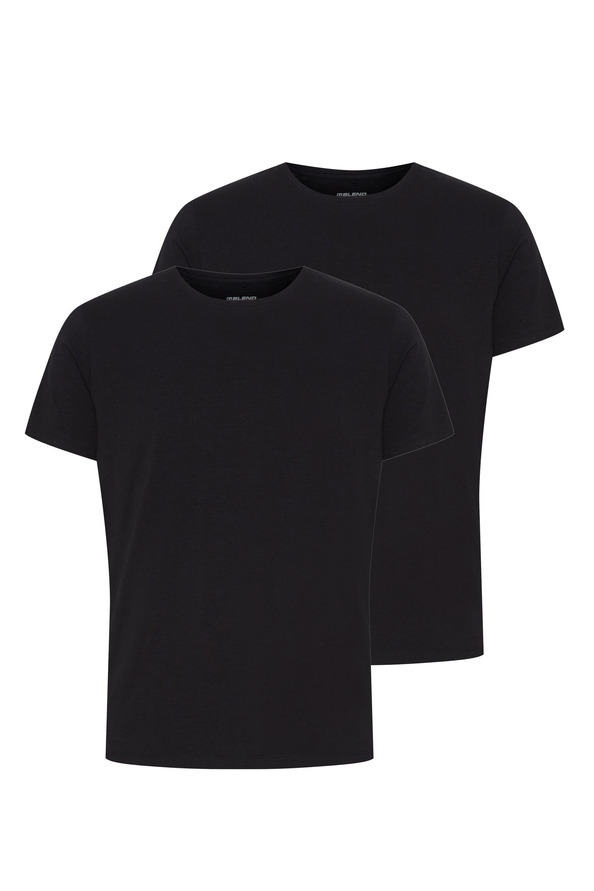 Blend T-Shirt "BHDinton" Basic T-Shirt 2er Pack günstig online kaufen
