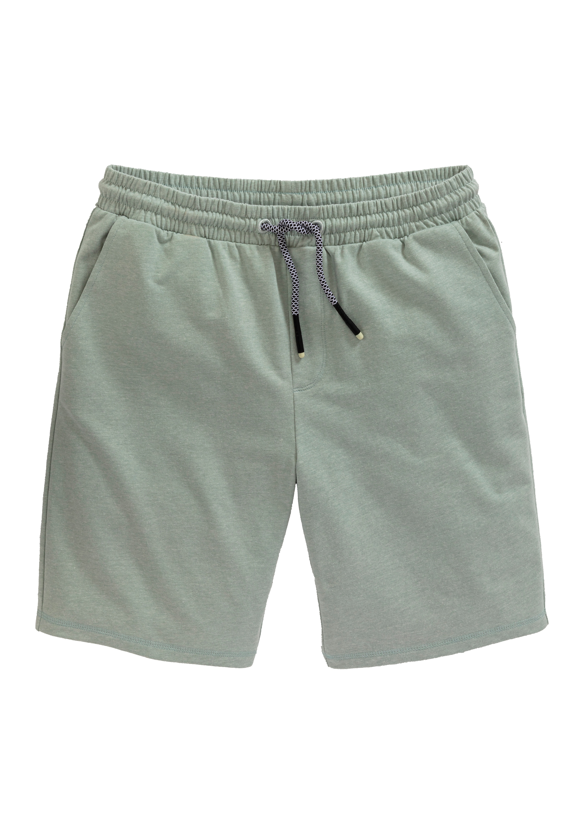John Devin Sweatshorts »weit geschnitten«, in Melange-Optik aus Baumwoll-Mix