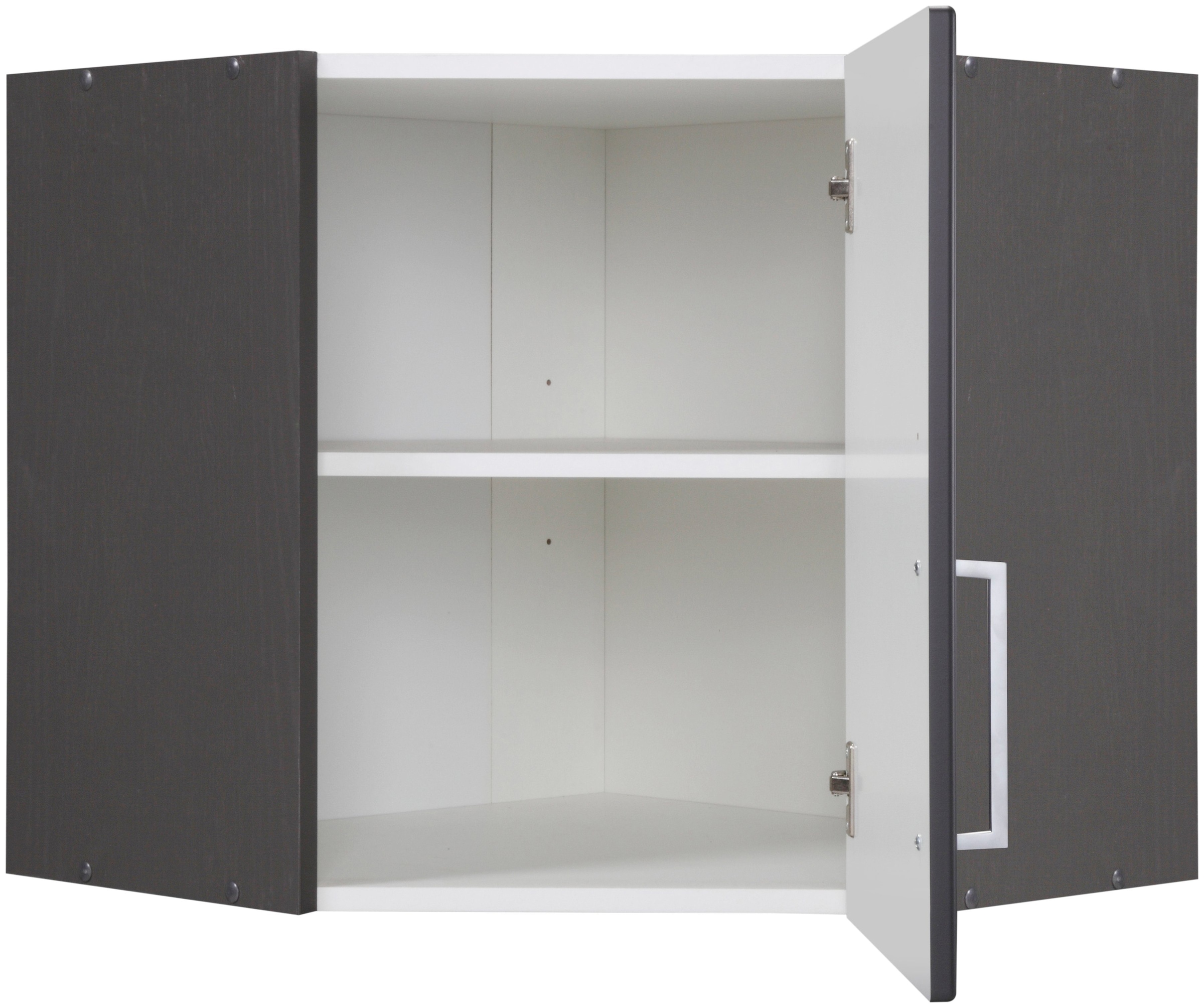 KOCHSTATION Eckhängeschrank »KS-Stockholm« hochwertige MDF-Fronten