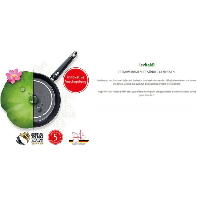 Fissler Bratpfanne »levital comfort«, Aluminium bestellen | BAUR