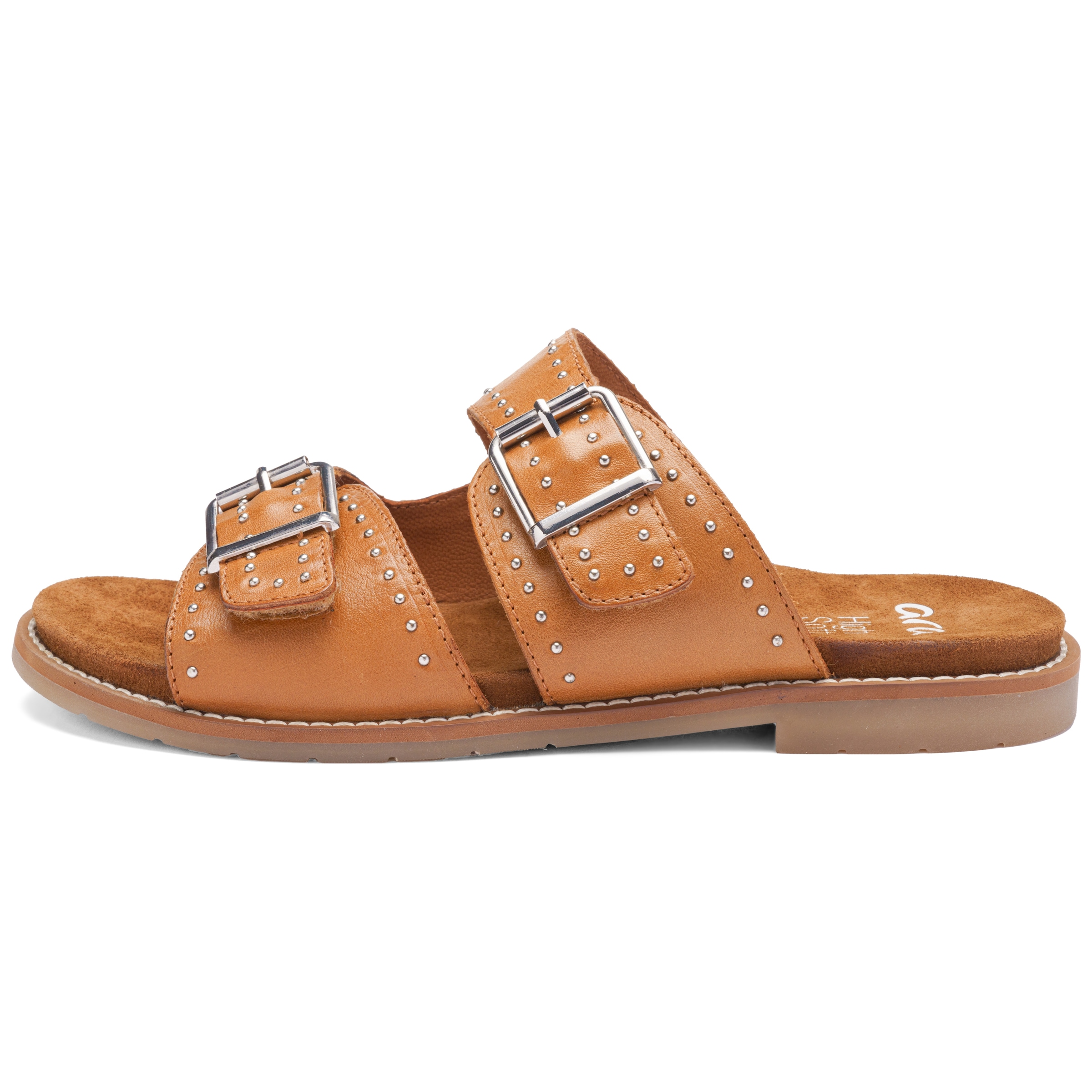 Ara Pantolette »ELBA«  Blockabsatz, Schlupfschuh mit kleinen Nieten verziert, G-Weite (=weit)