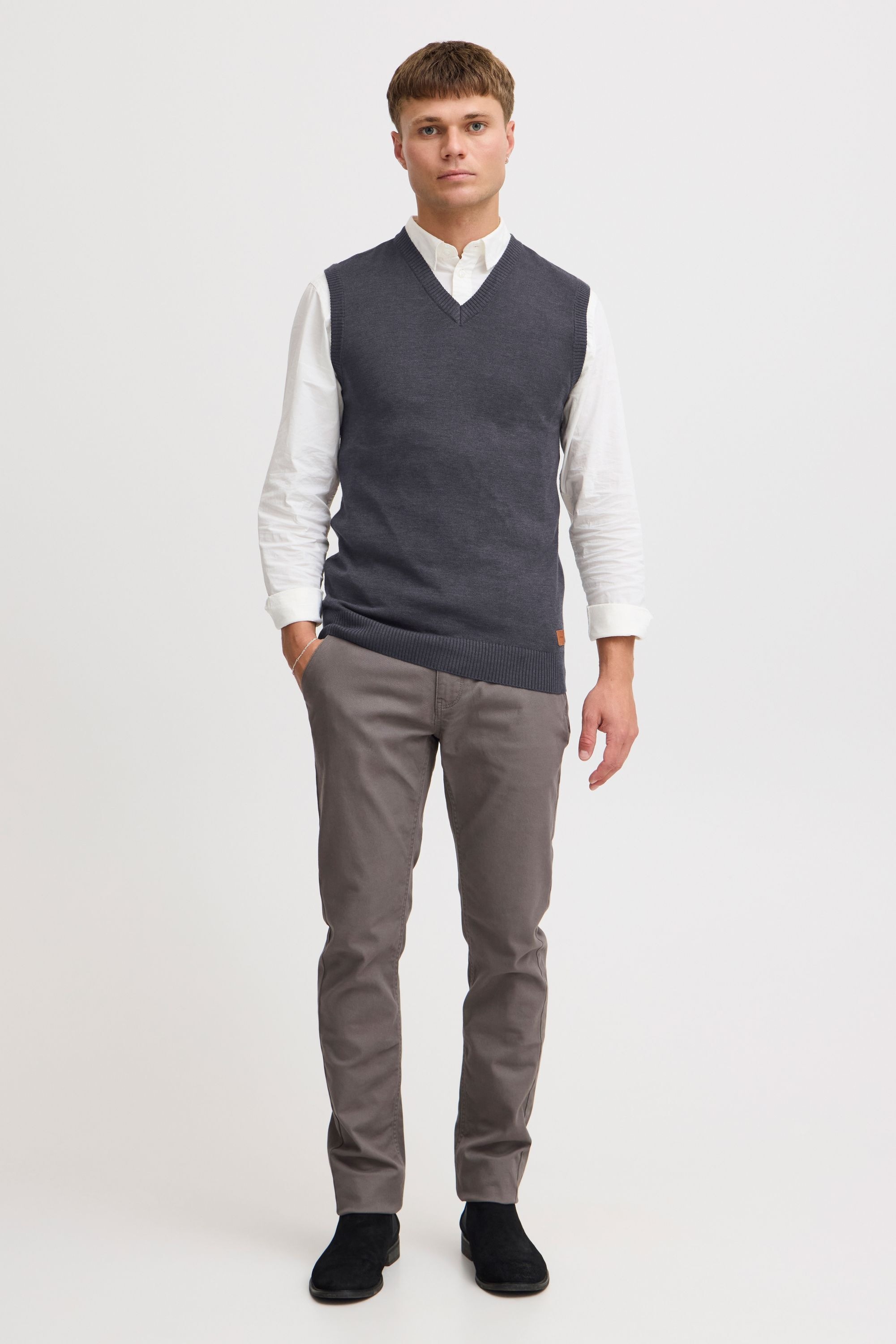 Blend V-Ausschnitt-Pullover "V-Ausschnitt-Pullover BHLarsson" günstig online kaufen