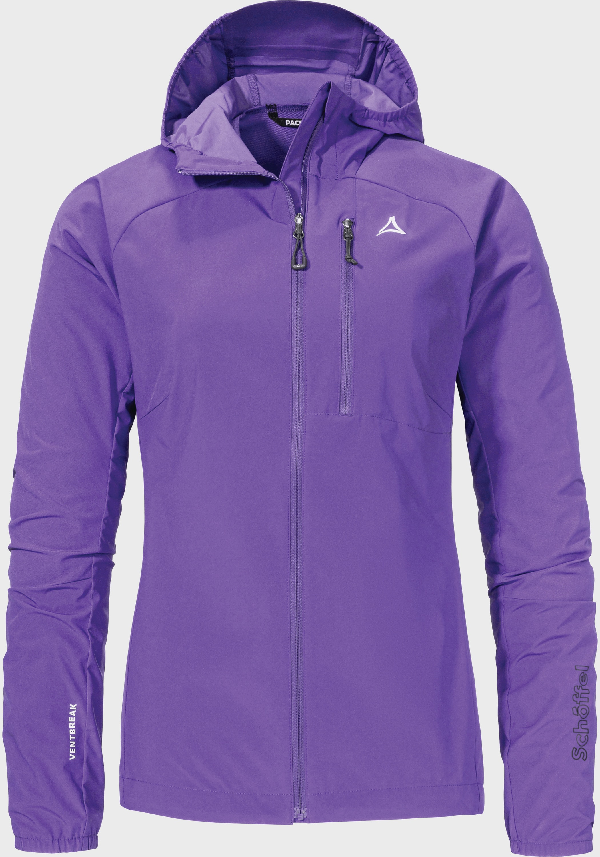 Schöffel Outdoorjacke "Bike Hybrid Jk Style Mamry WMS", mit Kapuze günstig online kaufen