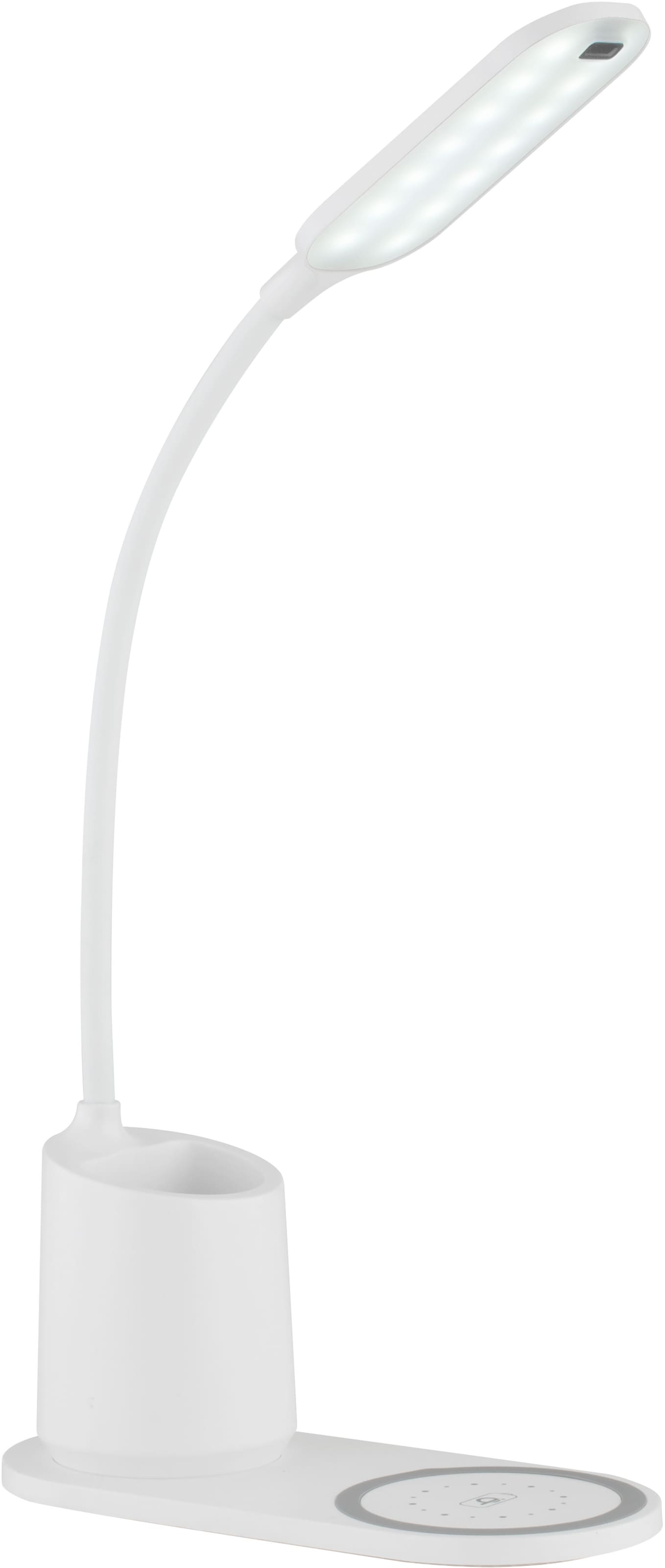 GLOBO LIGHTING LED Tischleuchte »MELLI«, Leuchtmittel LED-Modul | LED fest integriert, Tischlampe/Arbeitszimmer/Bürotischleuchte/weiß