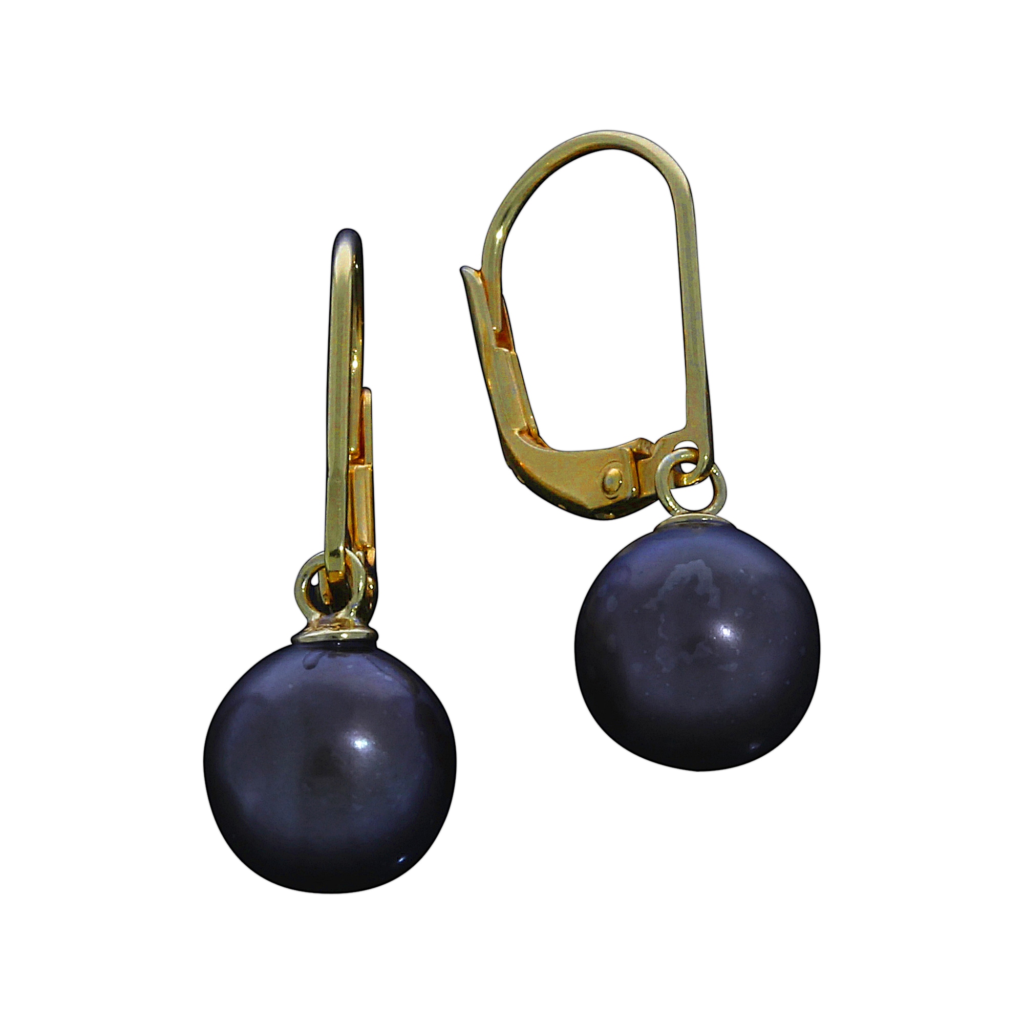 Vivance Paar Ohrhänger »925/- Sterling Silber vergoldet Perlen«