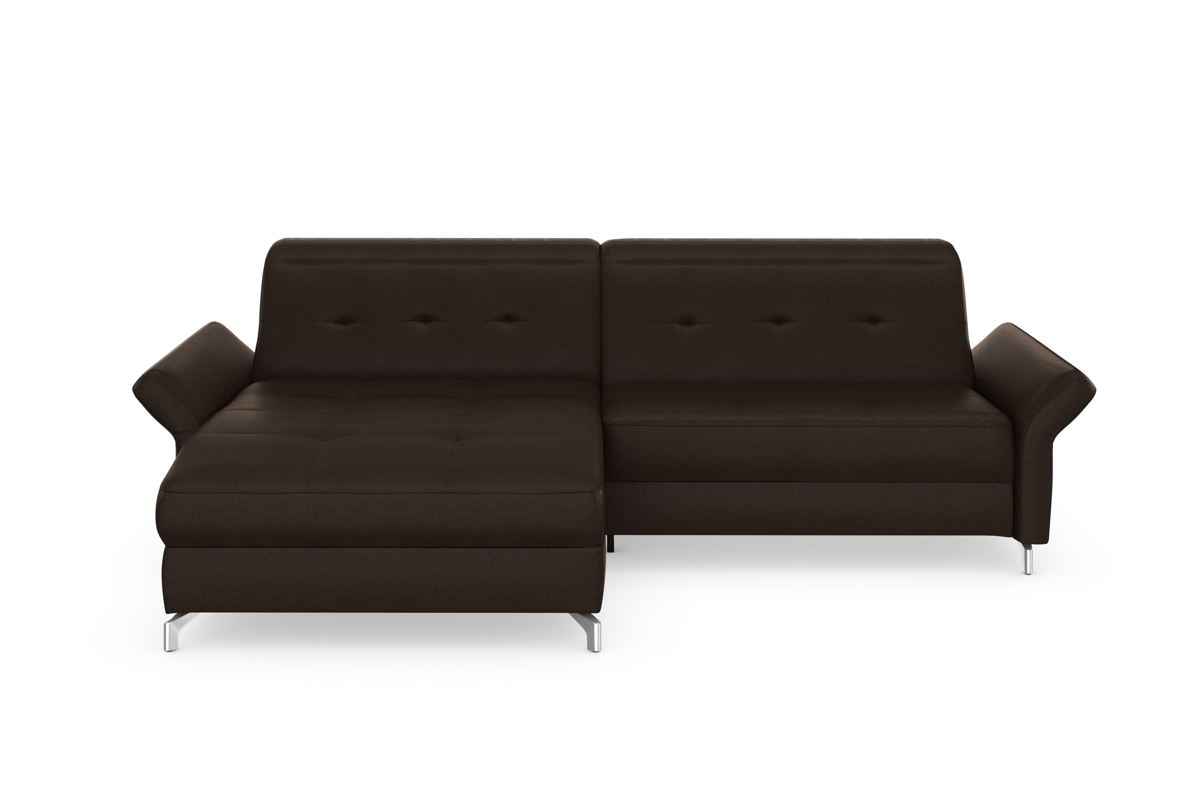 Home affaire Ecksofa "Maredo L-Form" Federkern, wahlweise auch mit Kopfteil günstig online kaufen