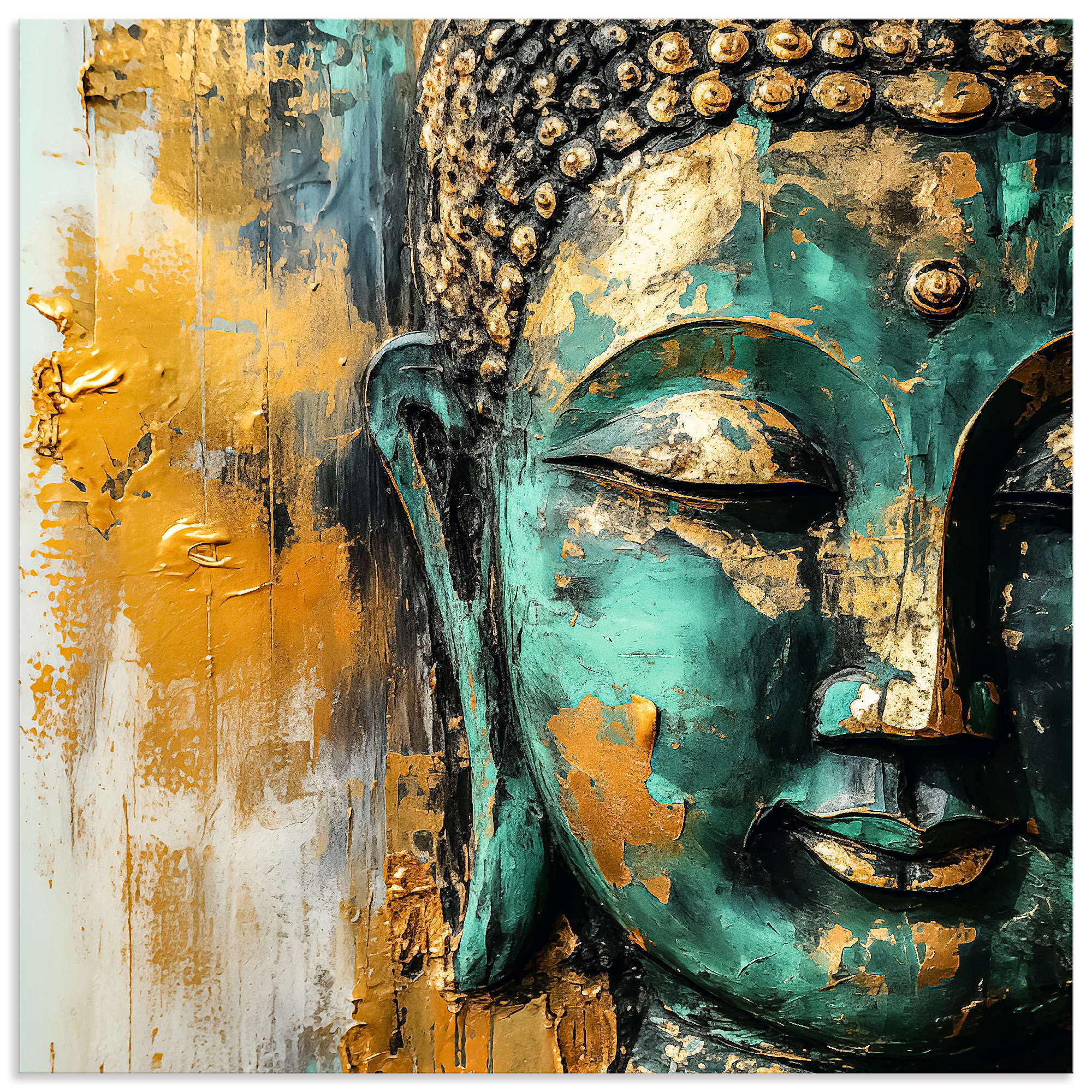Artland Wandbild "Budda" Buddhismus 1 Stk. tlg. als Alubild, Leinwandbild, Poster, Wandaufkleber in verschied. Größen