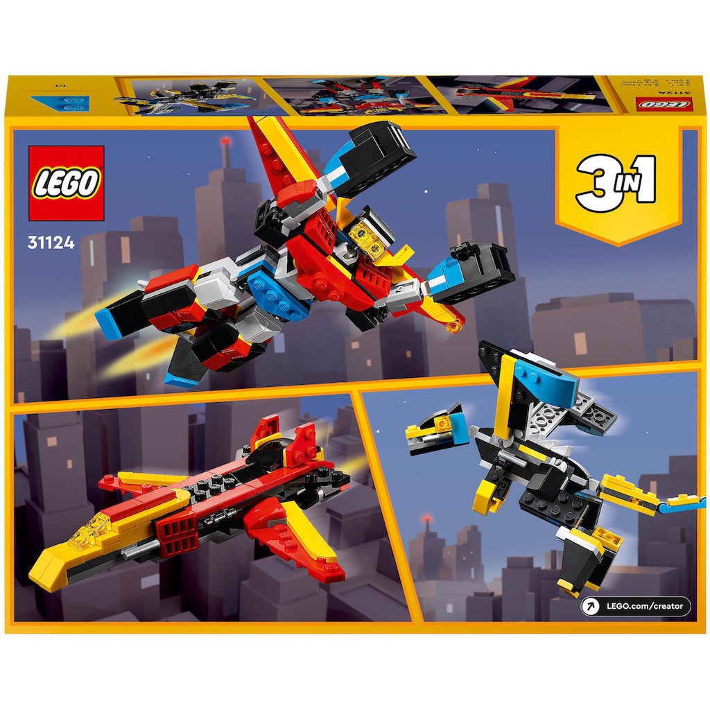 LEGO® Konstruktionsspielsteine »Super-Mech (31124), LEGO® Creator 3in1«, (159 St.)