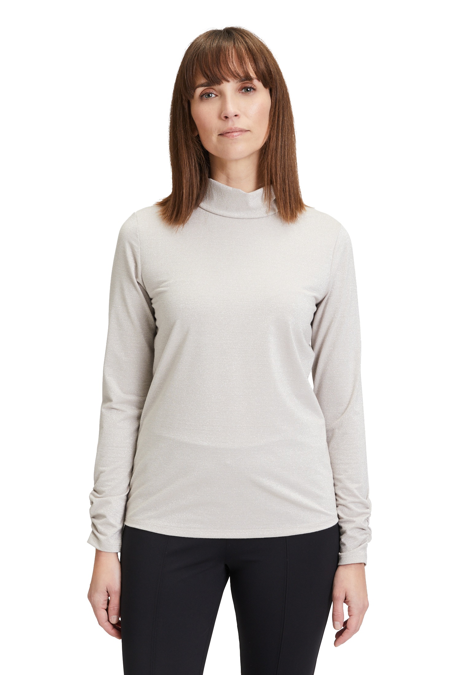 Betty Barclay Kurzarmshirt "Betty Barclay Leicht transparentes Shirt mit Ra günstig online kaufen