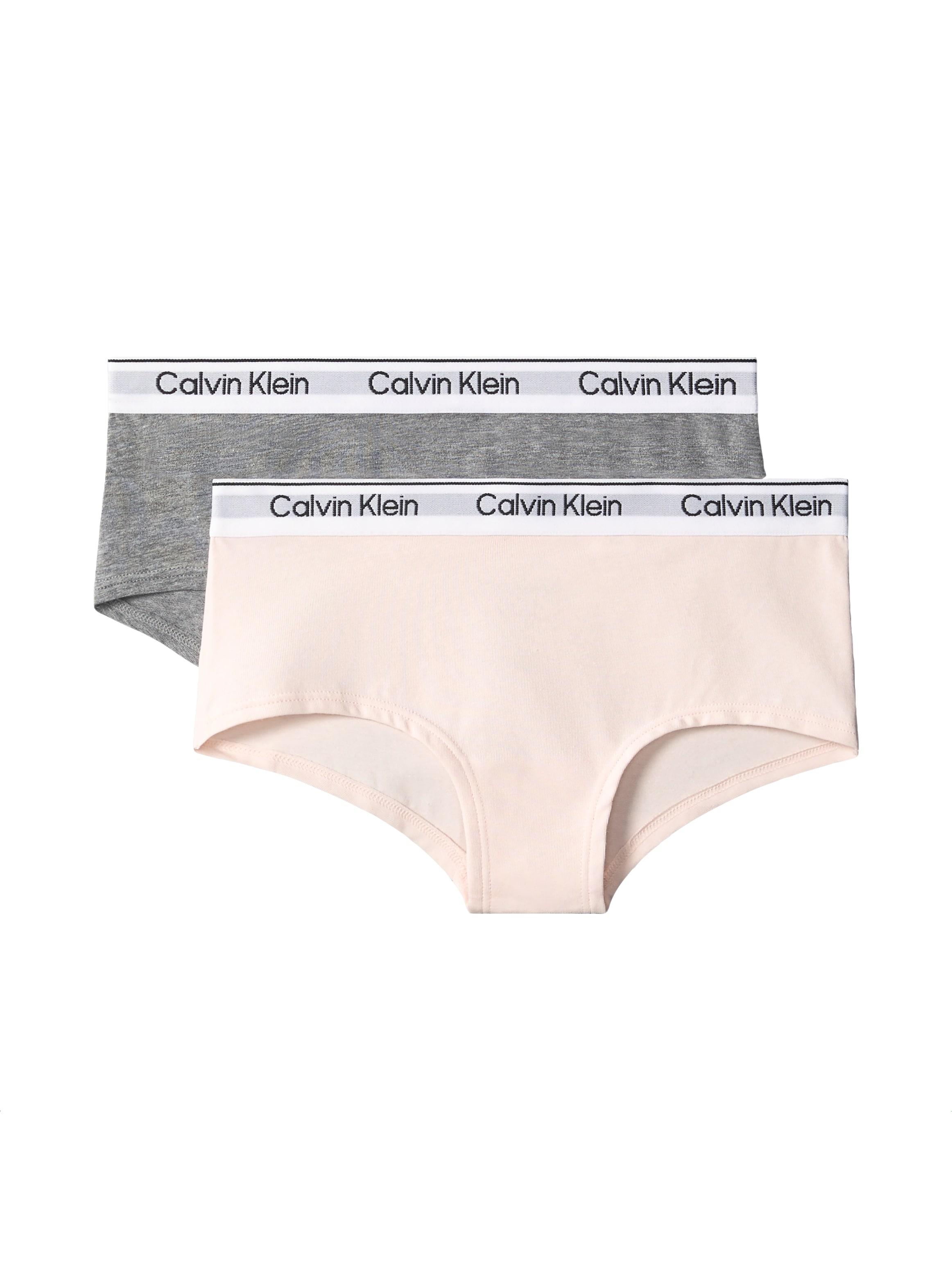Calvin Klein Underwear Hipster »2PK SHORTY« Packung, 2er-Pack,  Mit Markennamen auf dem Bund, für Kinder