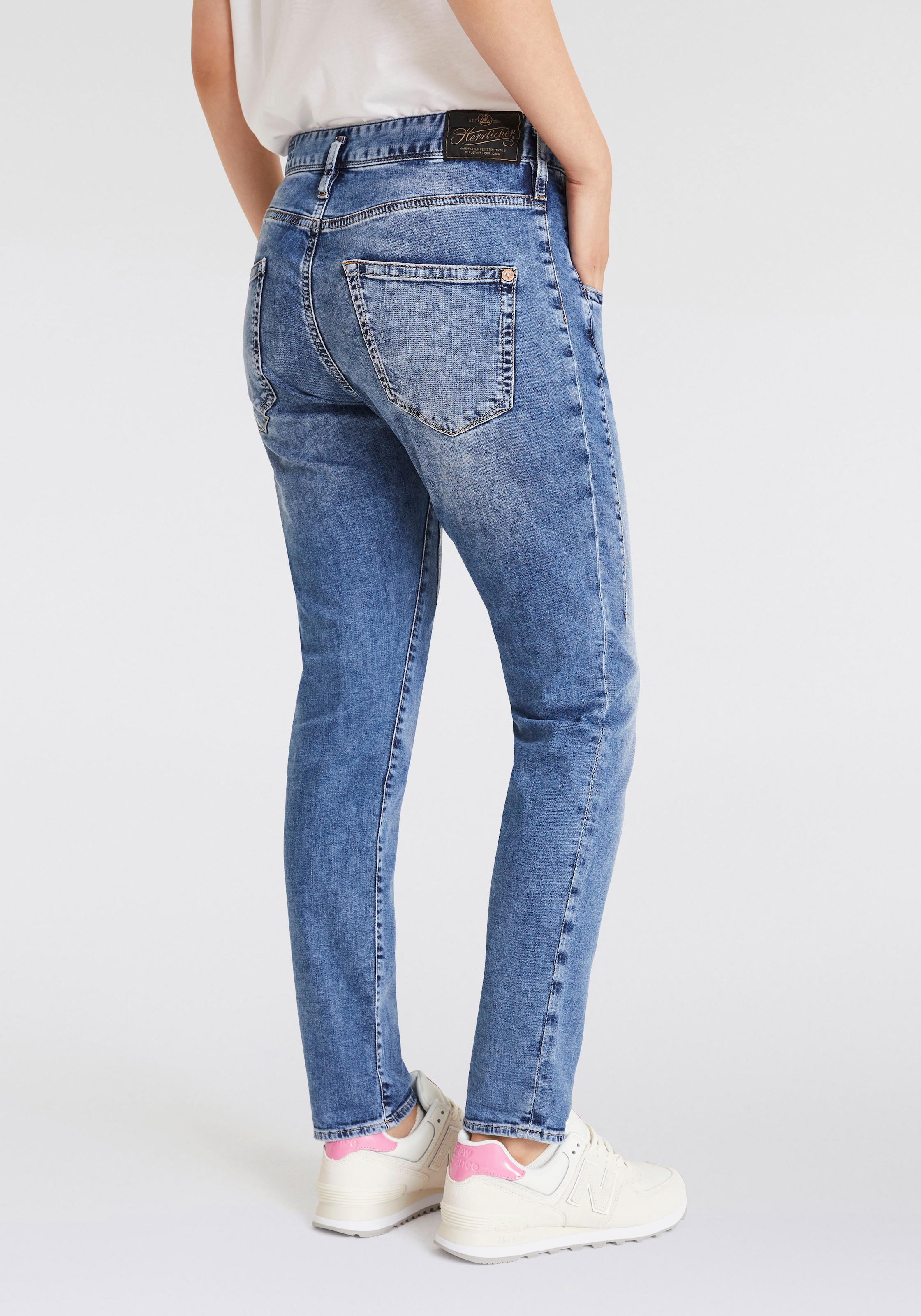 Herrlicher 5-Pocket-Jeans "Shyra Cropped Light Denim" günstig online kaufen