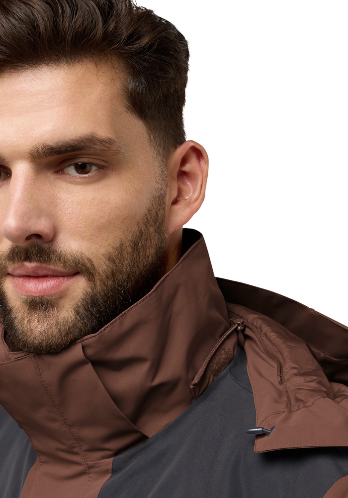 Jack Wolfskin 3-in-1-Funktionsjacke »JASPER 3IN1 JKT M«, mit Kapuze, 3in1, wasserdicht, Übergangsjacke