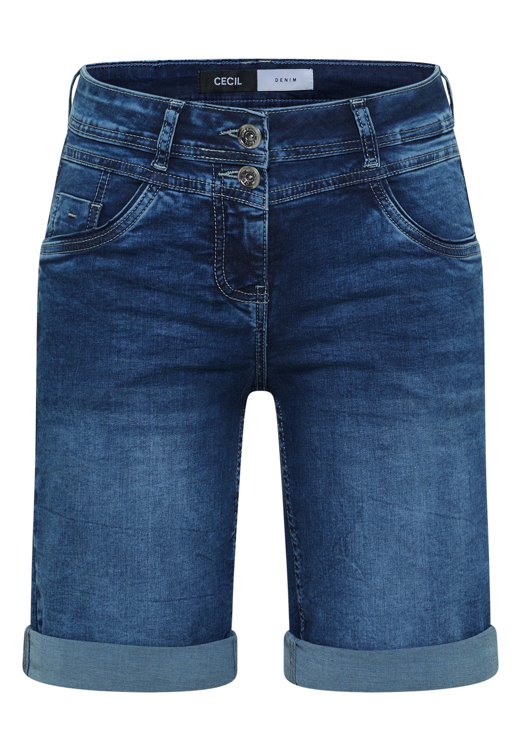 Cecil Comfort-fit-Jeans aus Baumwolle mit Stretchanteil