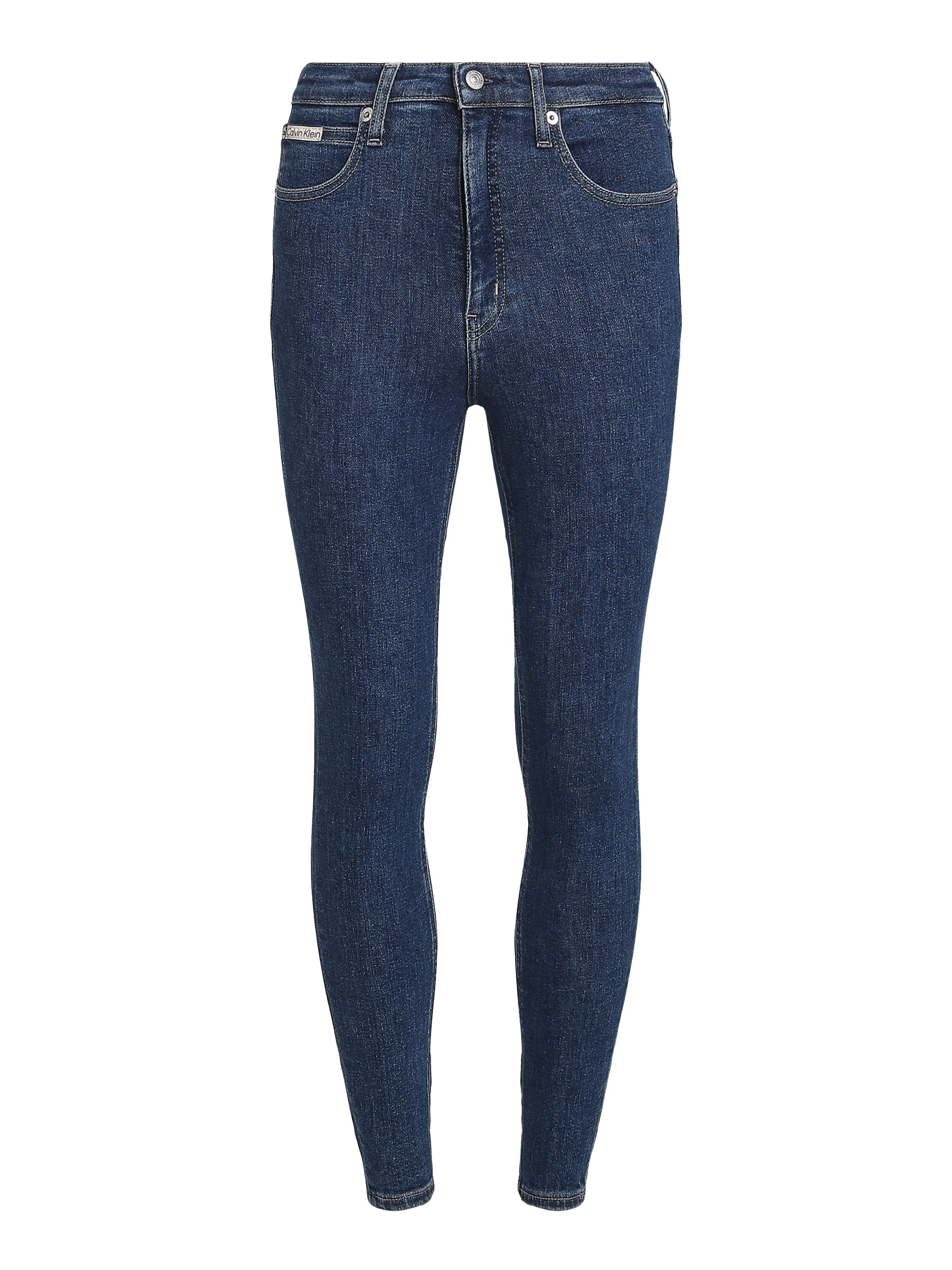 Calvin Klein Jeans Skinny-fit-Jeans »HIGH RISE SUPER SKINNY ANKLE«, in blauer Waschung