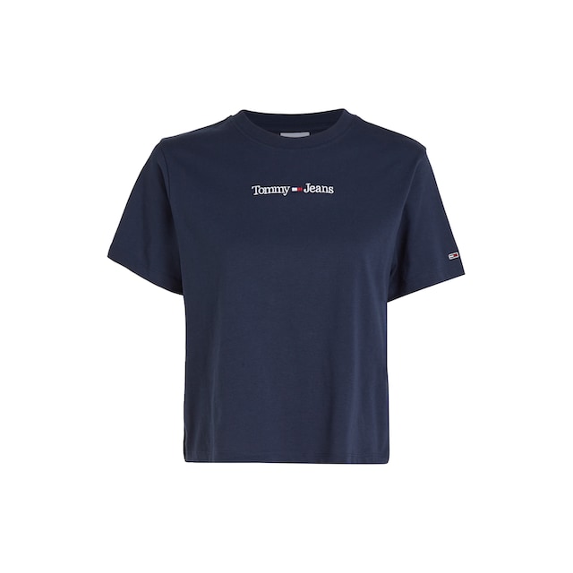 Tommy Jeans Kurzarmshirt »TJW CLS SERIF LINEAR TEE«, mit Tommy Jeans Linear  Logoschriftzug online bestellen | BAUR