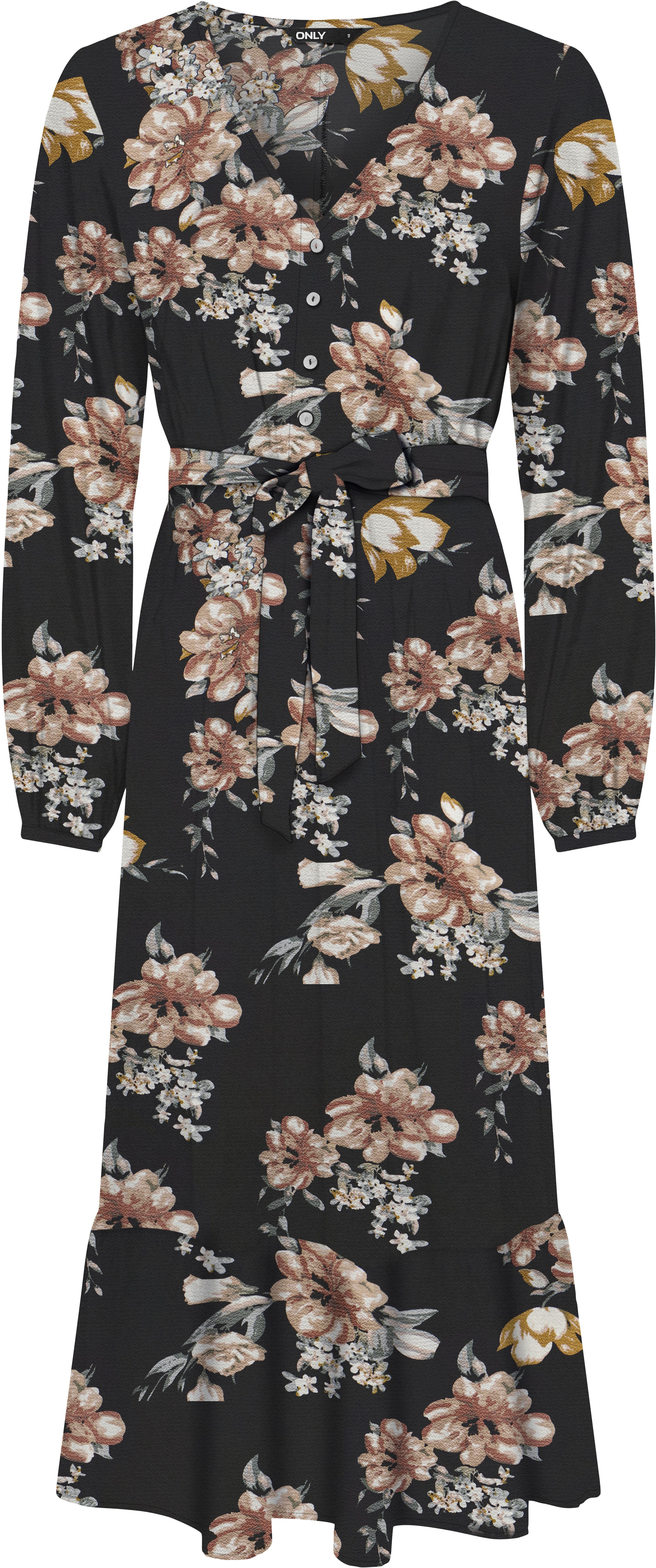 Tamaris A-Linien-Kleid, mit Rundhalsausschnitt- NEUE KOLLEKTION online  kaufen | BAUR