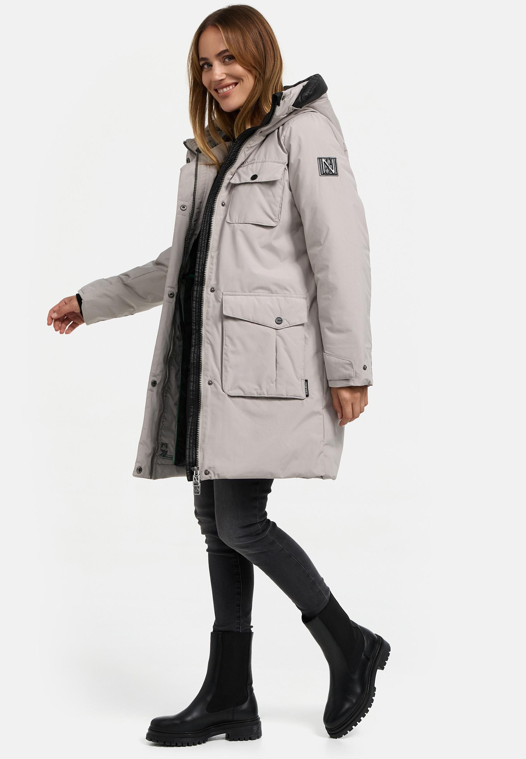 Navahoo Winterjacke »Eissturm 14«, mit Kapuze, Wasserabweisende Jacke mit Kapuze