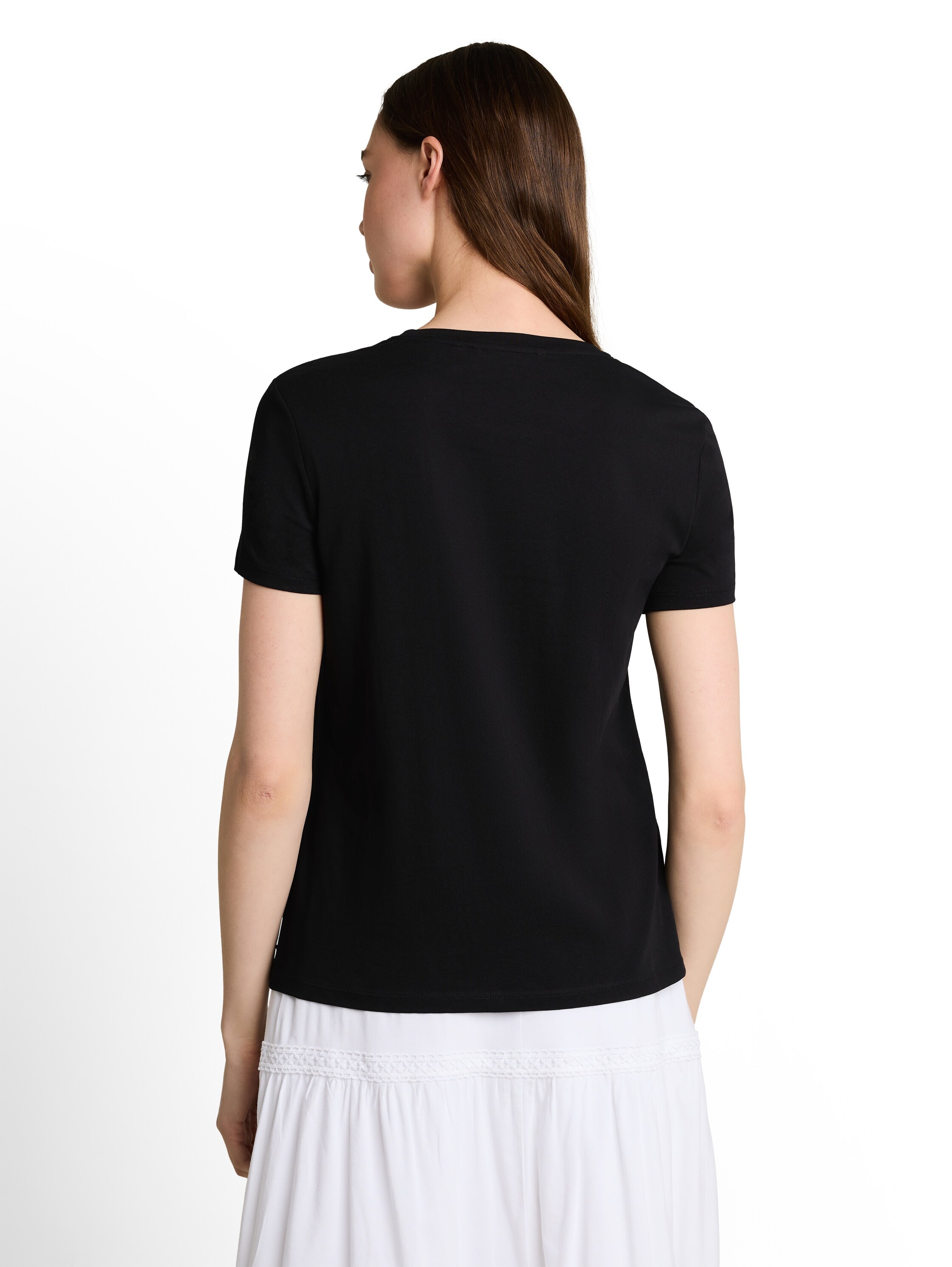 TOM TAILOR Denim Kurzarmshirt Sommershirt mit Stickerei