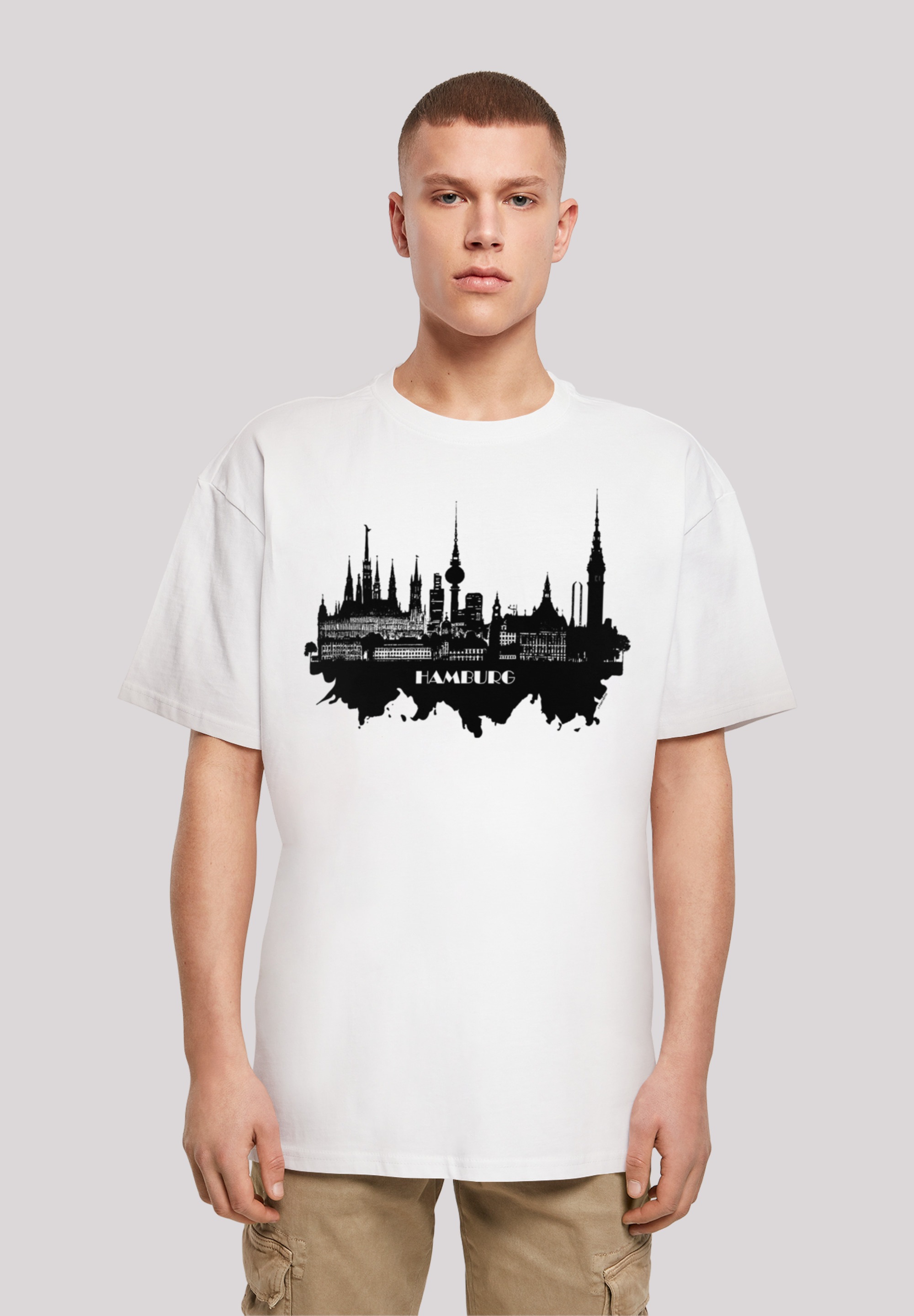 T-Shirt »Cities Collection - Hamburg skyline«, Print