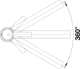 Blanco Küchenarmatur »AMBIS« Hochdruck, hochwertige Ausführung in massivem Edelstahl