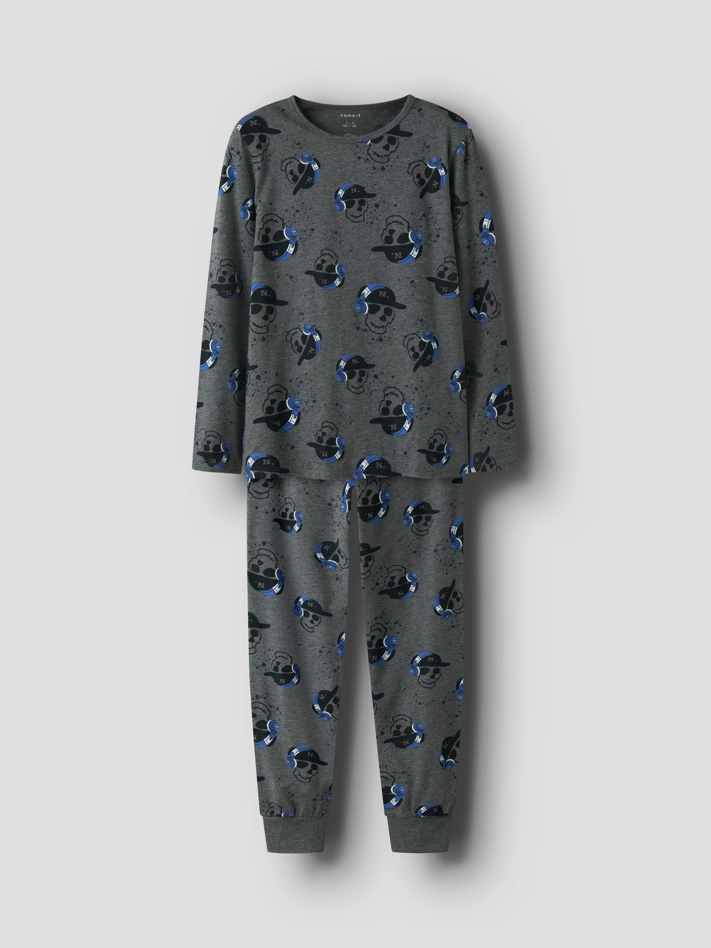 Name It NKMNightset Garçon Dark Grey Melange 122/128 4