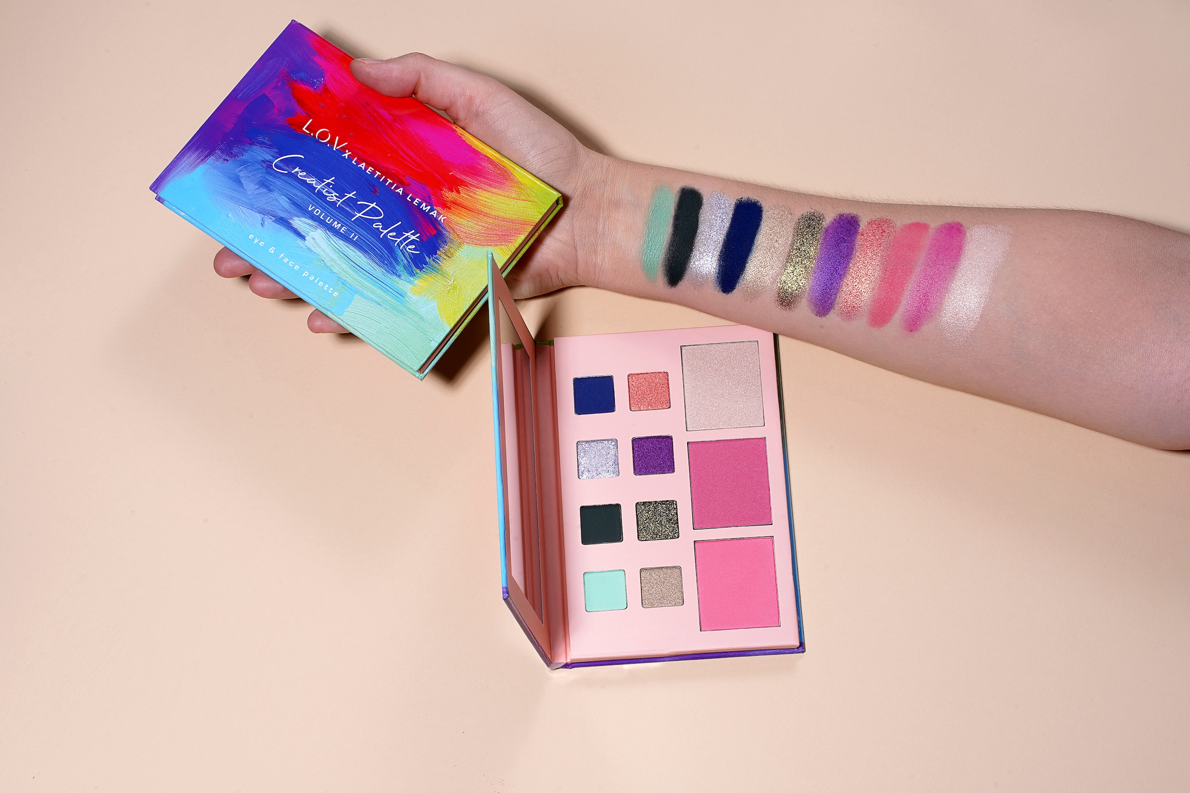 L.O.V Lidschatten-Palette »L.O.V II BAUR CREATIST Volume PALETTE eye kaufen & LAETITIA face palette« | x LEMAK