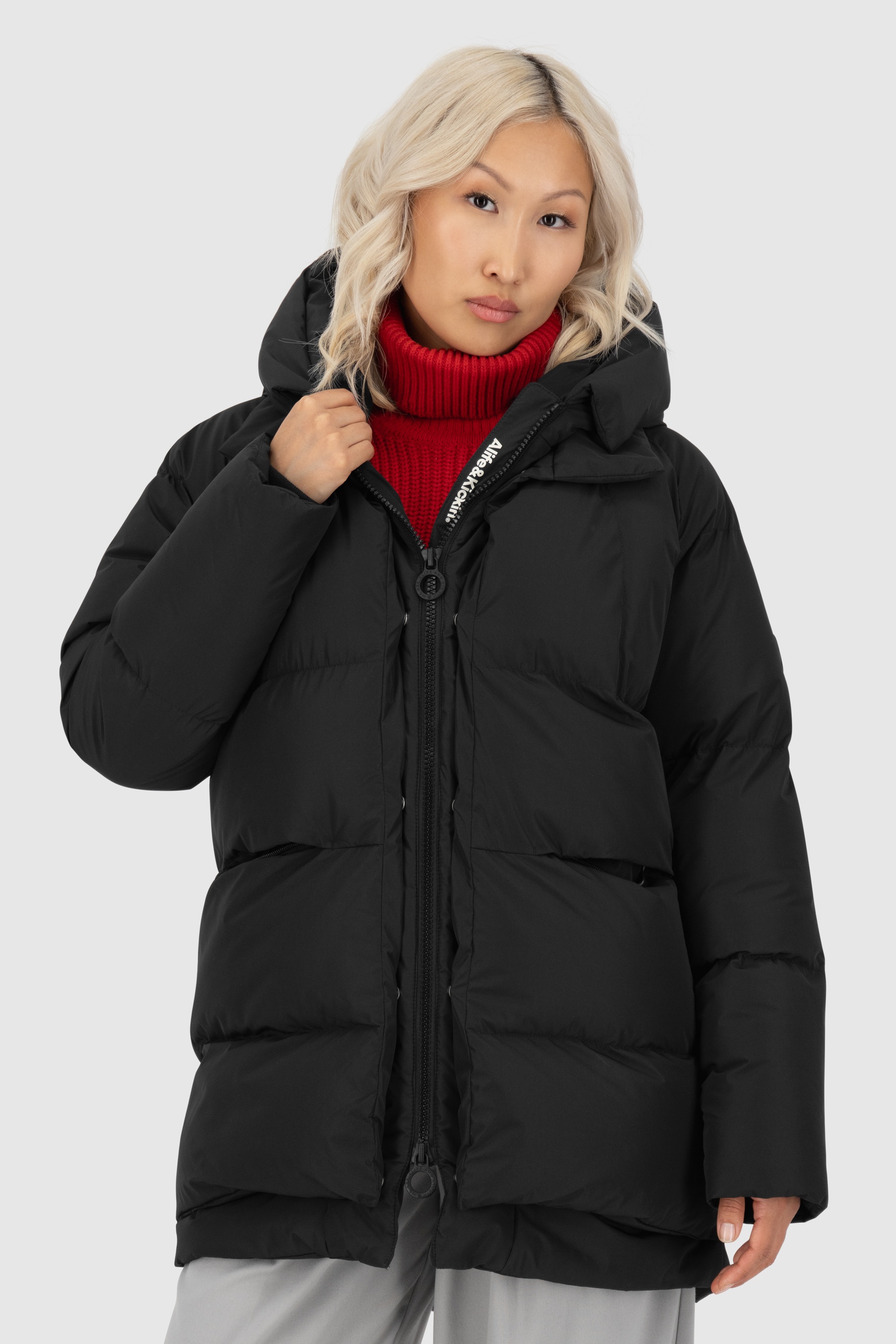 Alife & Kickin Winterjacke "Damen LykkeAK A" mit Kapuze Moderne gefütterte günstig online kaufen