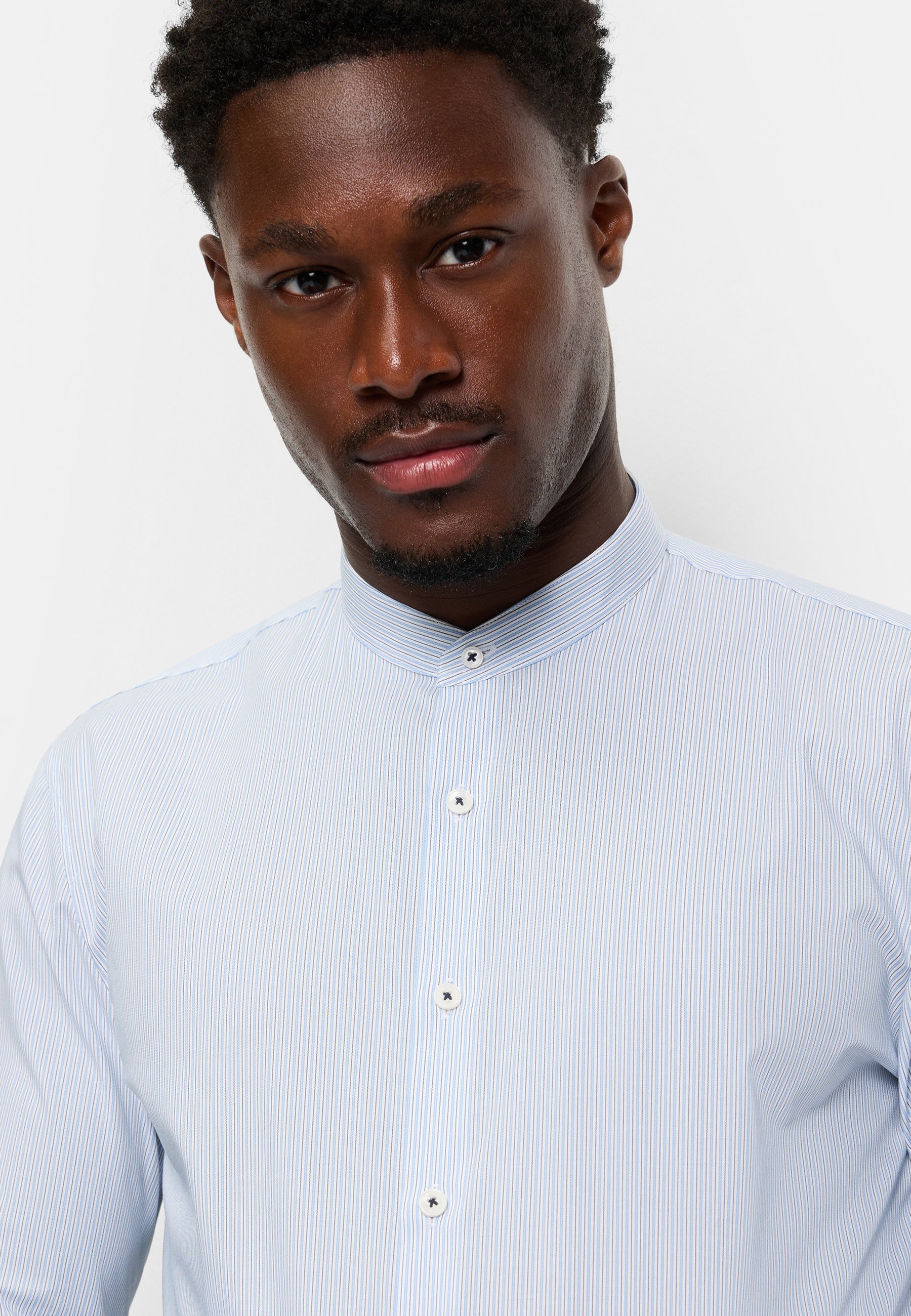 OLYMP Businesshemd »OLYMP No. Six, super slim, Businesshemd, Stehkragen«