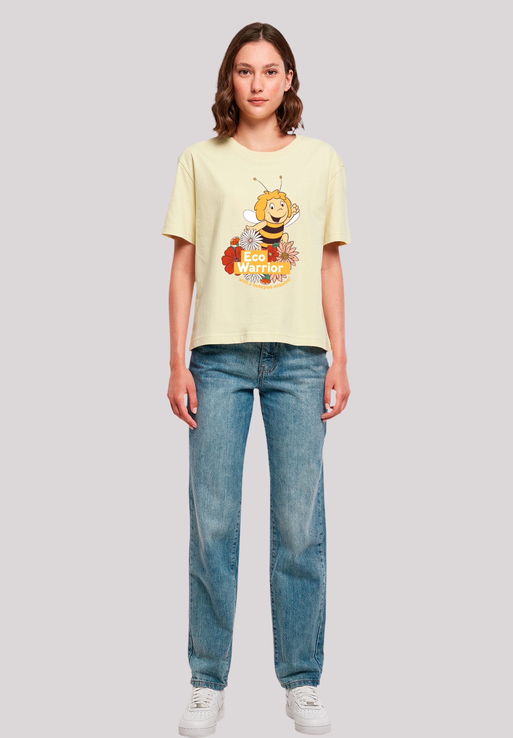 F4NT4STIC T-Shirt »Die Biene Maja Eco Warrior Heroes of Childhood«, Nostalgie, Retro, Heroes of Childhood