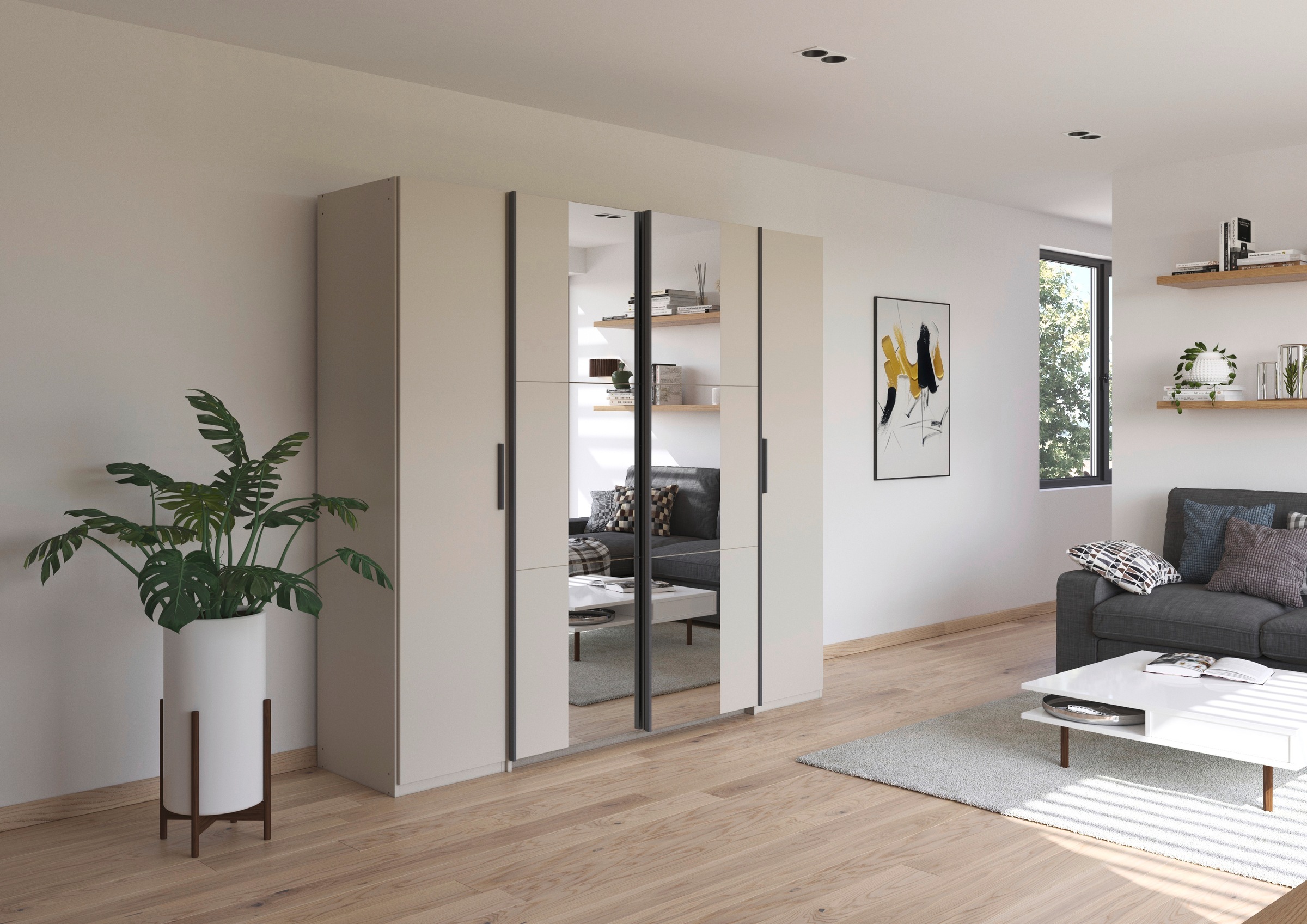 rauch Schwebetürenschrank "Kleiderschrank Drehtürenschrank Schrank Garderob günstig online kaufen