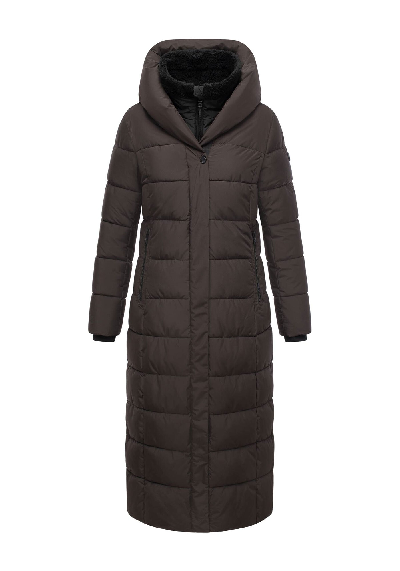 Marikoo Winterjacke »Pakoraa«, extra langer Winter Mantel mit abnehmbaren Innenteil