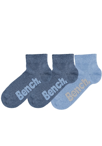 Kurzsocken, (Set, 3 Paar)