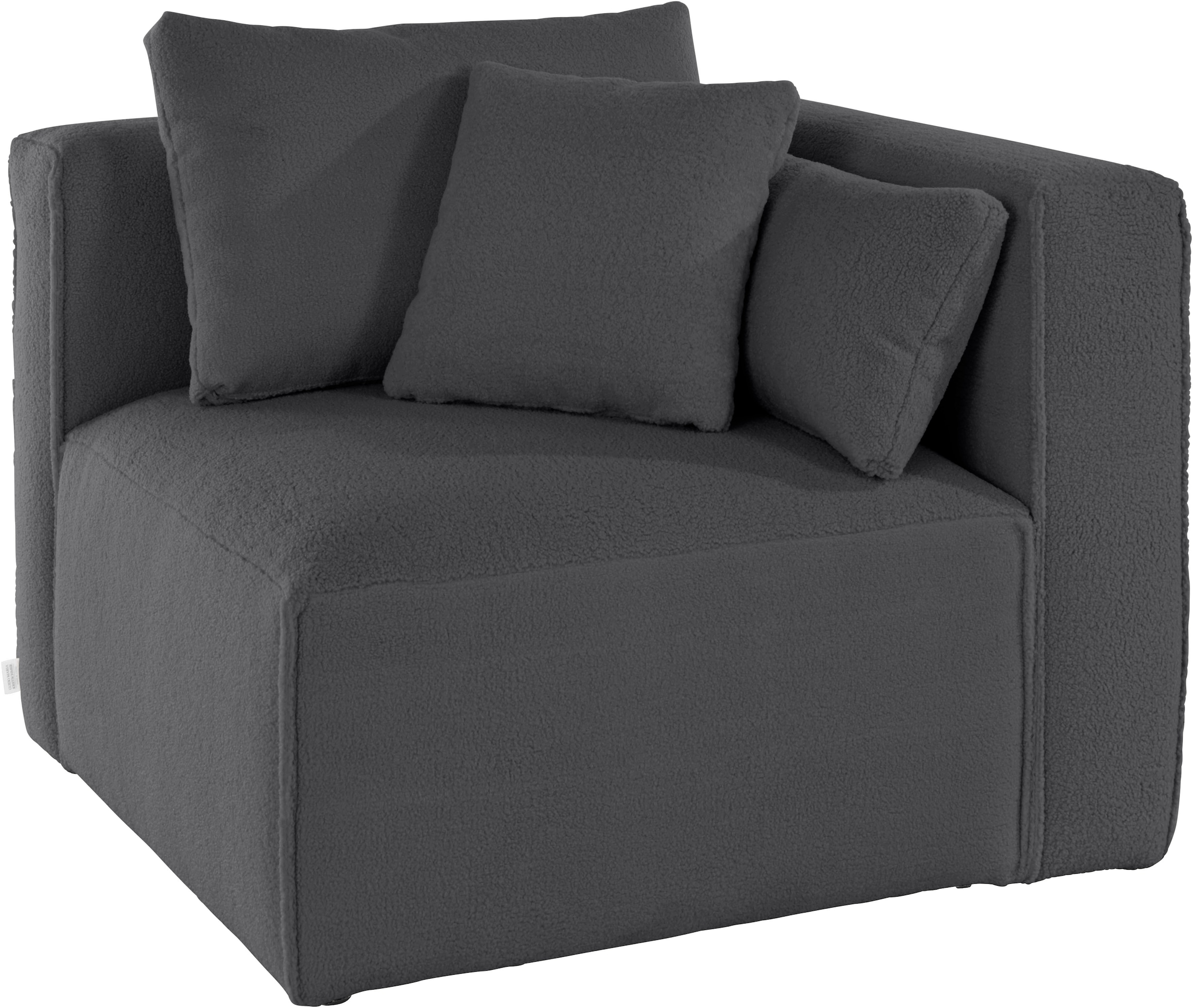 Home affaire Sofa-Eckelement "Comfine", Modul-Ecke zur indiviuellen Zusamme günstig online kaufen