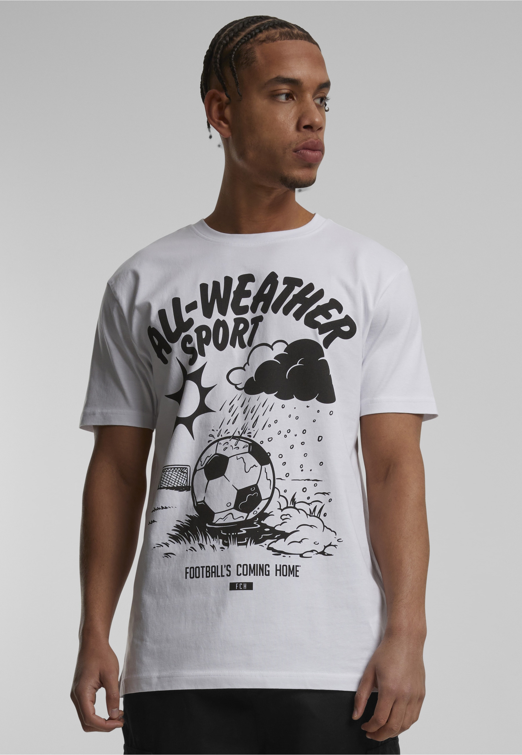 Merchcode T-Shirt »Merchcode Footballs Coming Home All Weather Sports Tee« 1 Stk.