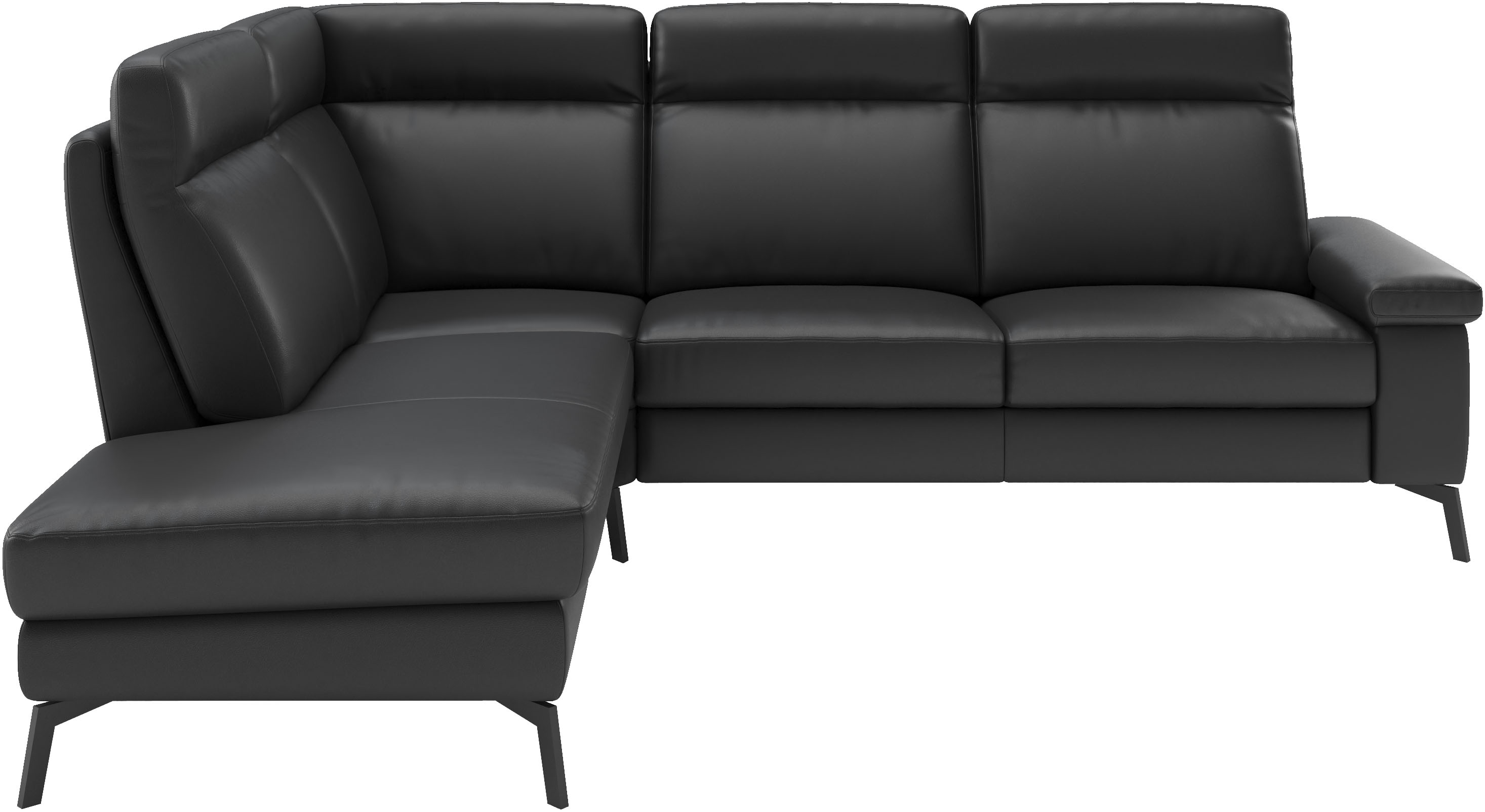 Home affaire Ecksofa "Nalani, optionaler Sitzauszug, Breite: 252 cm" Komfortabler Federkernsitz, großzügige Ecke, klappbare Armlehne
