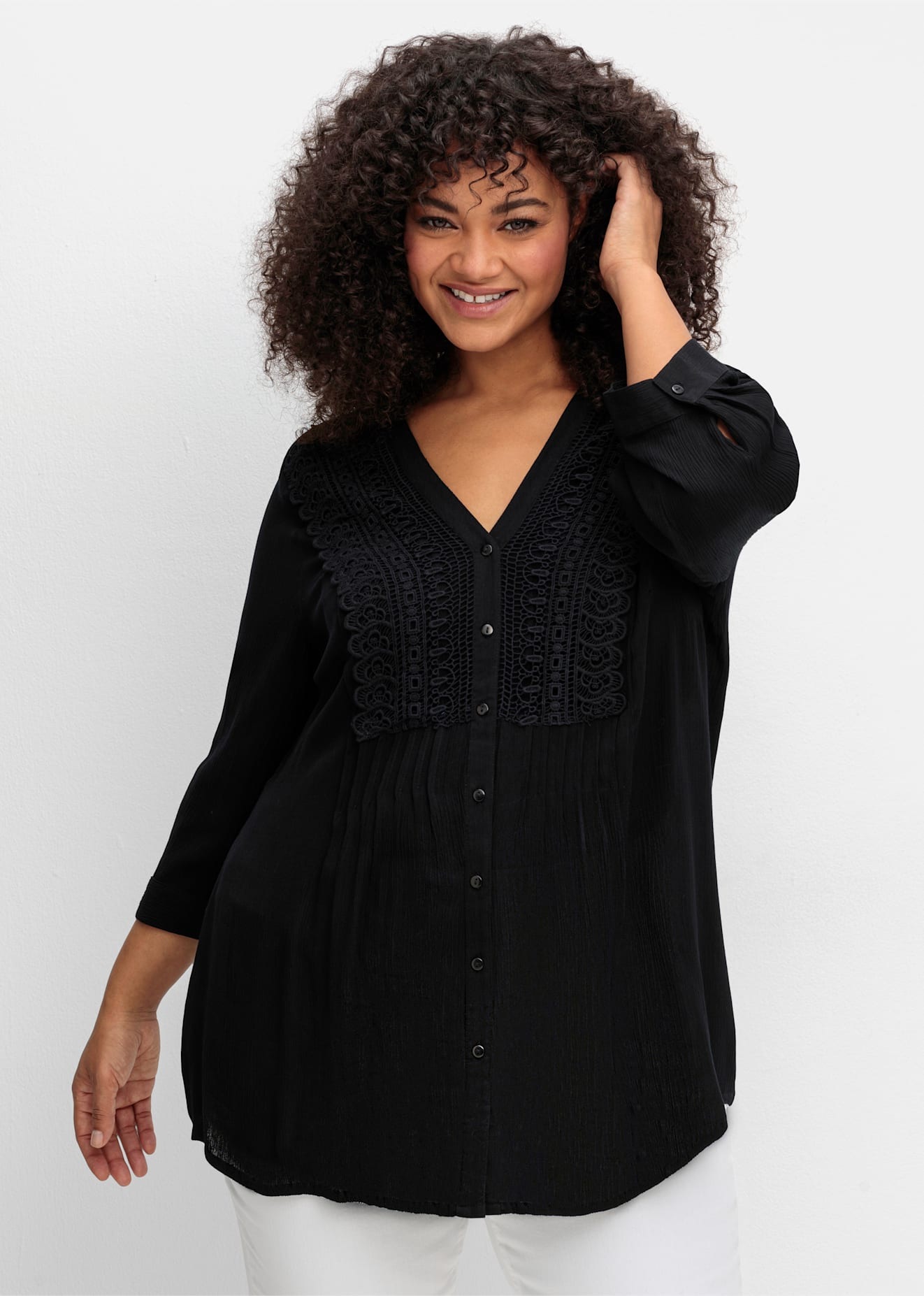 sheego by Joe Browns Crepebluse günstig online kaufen