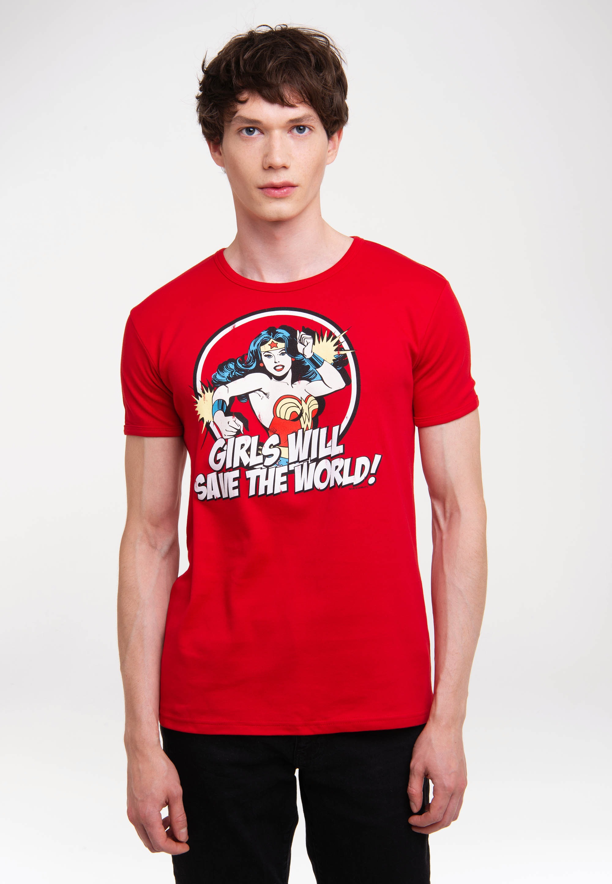 bestellen DC - Woman LOGOSHIRT Comics«, »Wonder Wonder T-Shirt mit BAUR | Woman-Print ▷