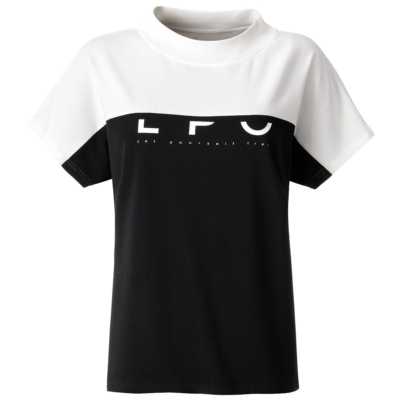 LPO Funktionsshirt »Damen T-Shirt Maja« Colour block, enger Rundhalsausschnitt